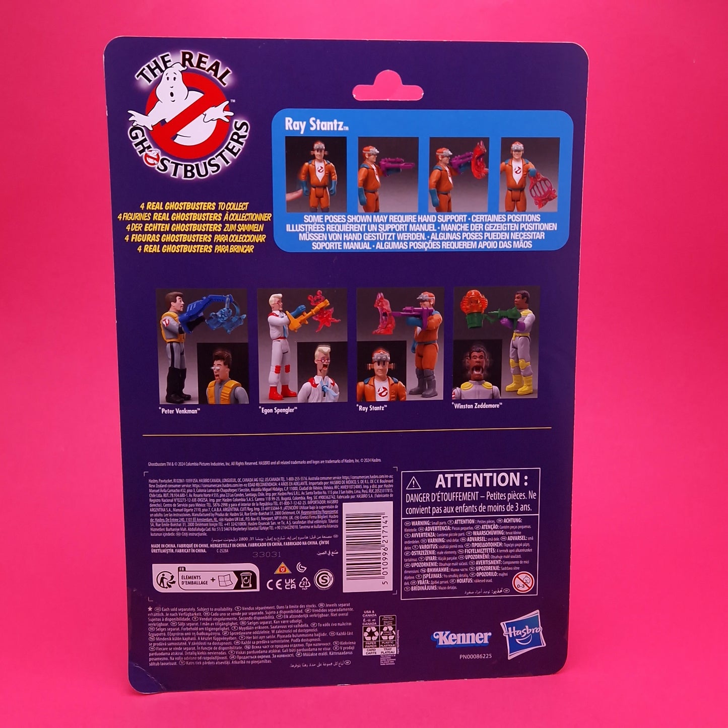 THE REAL GHOSTBUSTERS REISSUE ☆ FRIGHT FEATURES FULL SET Figure ☆ Kenner Classics Sealed Carded