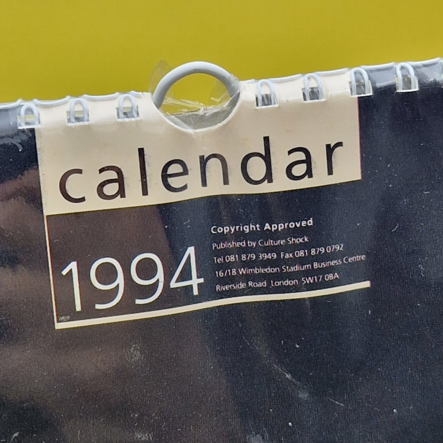 ARNOLD SCHWARZENEGGER ☆ CALENDAR 1994 Spiral Binding 30 x 42 cm 12 images ☆ Vintage Original 90s