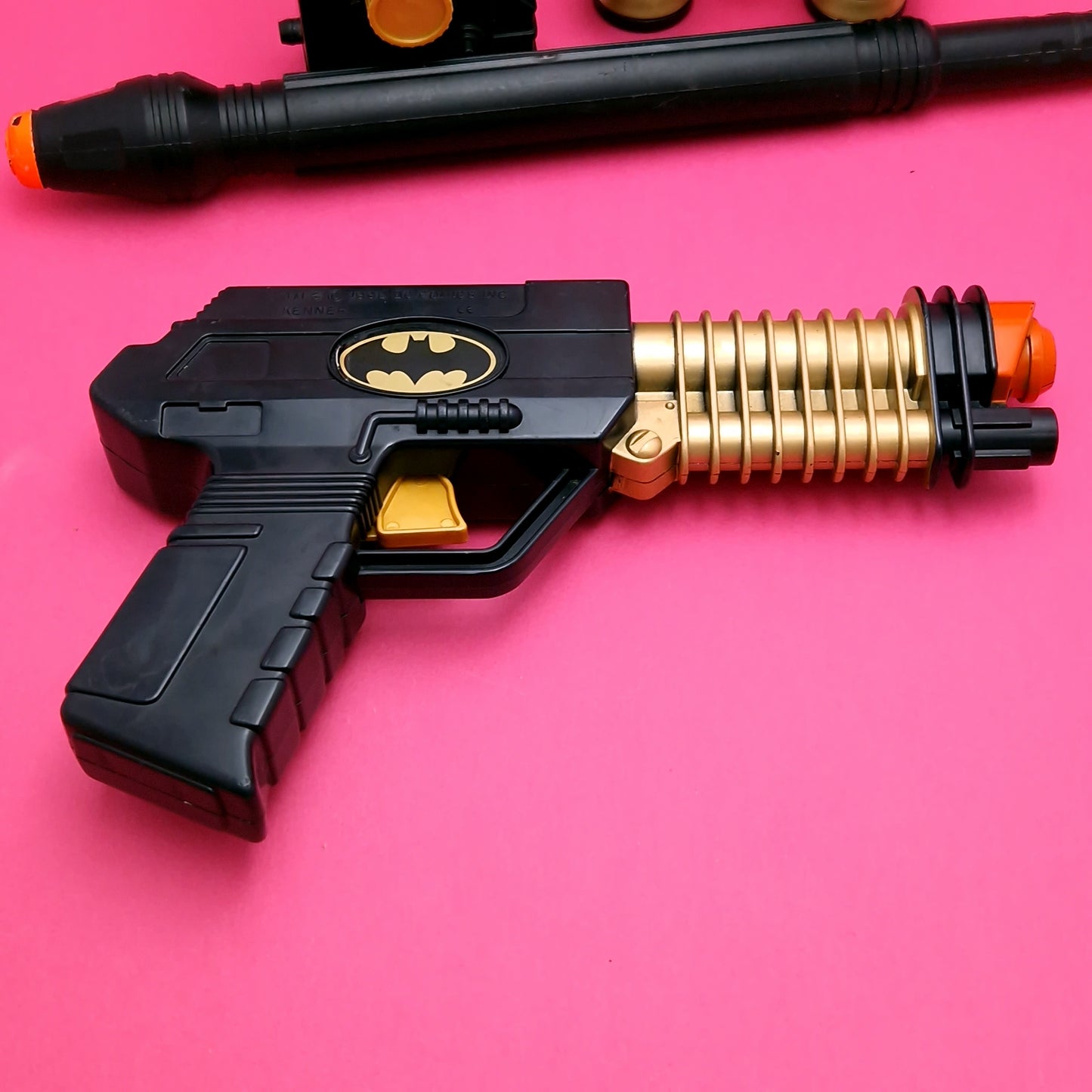 BATMAN ☆ DARK KNIGHT CRIME CONTROL SET Vintage Role Play Blaster ☆ Original Kenner