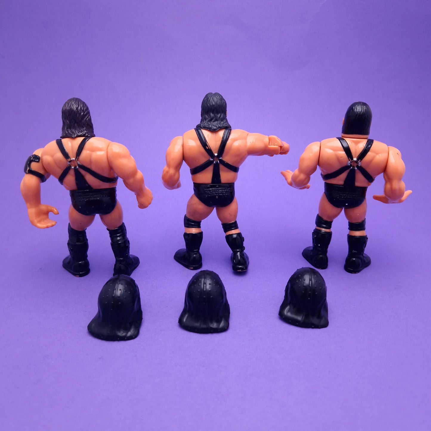 WWF HASBRO DEMOLITION CRUSH SMASH AX HELMETS Vintage Wrestling Figure ☆ 90s MASKS
