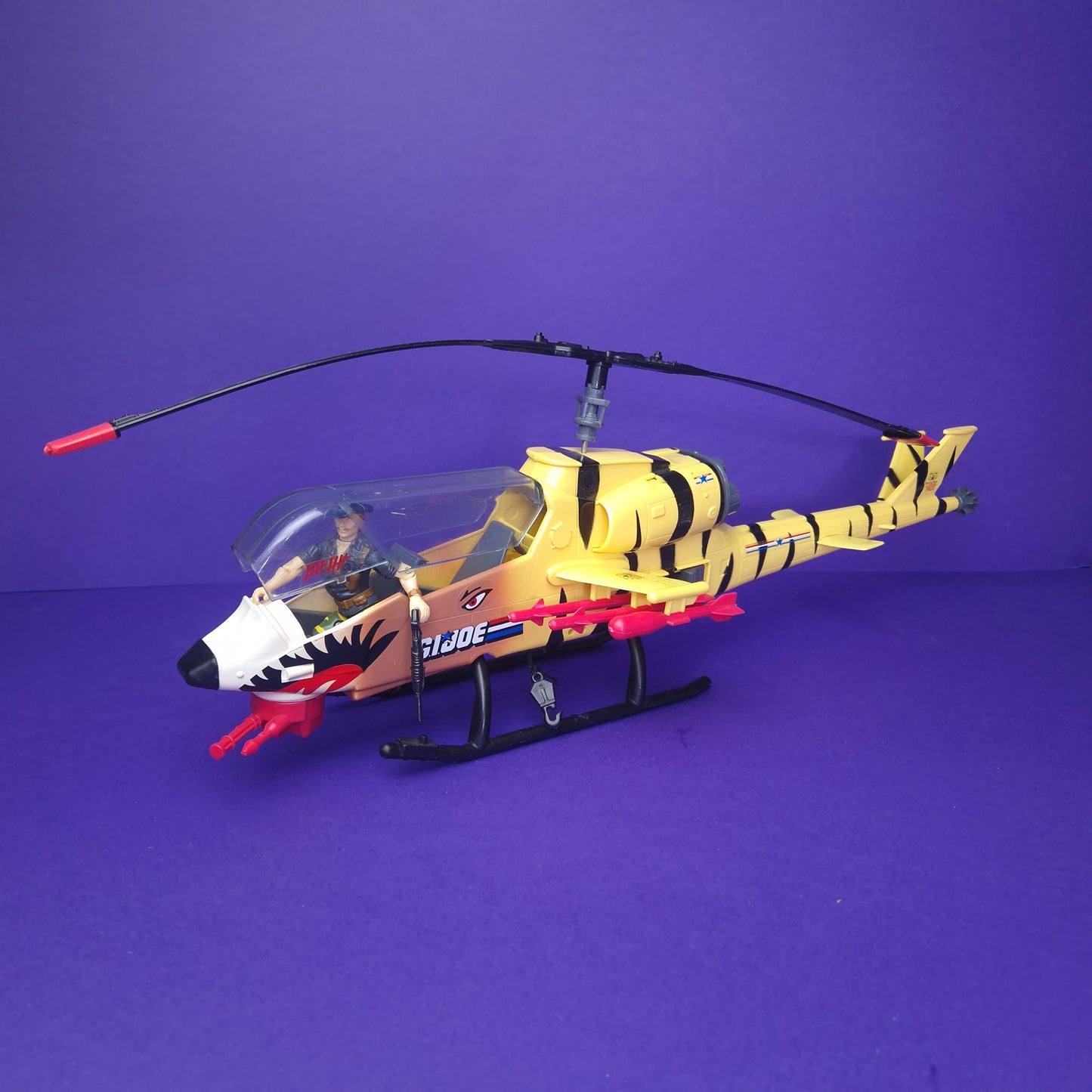 G.I.JOE ☆ TIGER FLY Vehicle RECONDO Figure ☆ ACTION FORCE Hasbro 1988