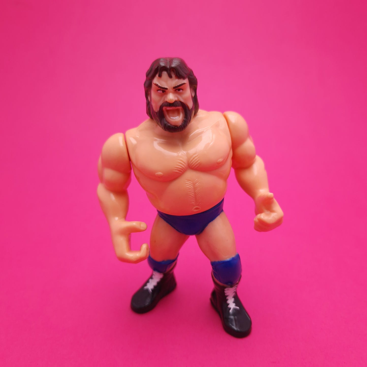 WWF HASBRO HACKSAW JIM DUGGAN Vintage Wrestling Figure ☆ Series 1 Original 90s Loose