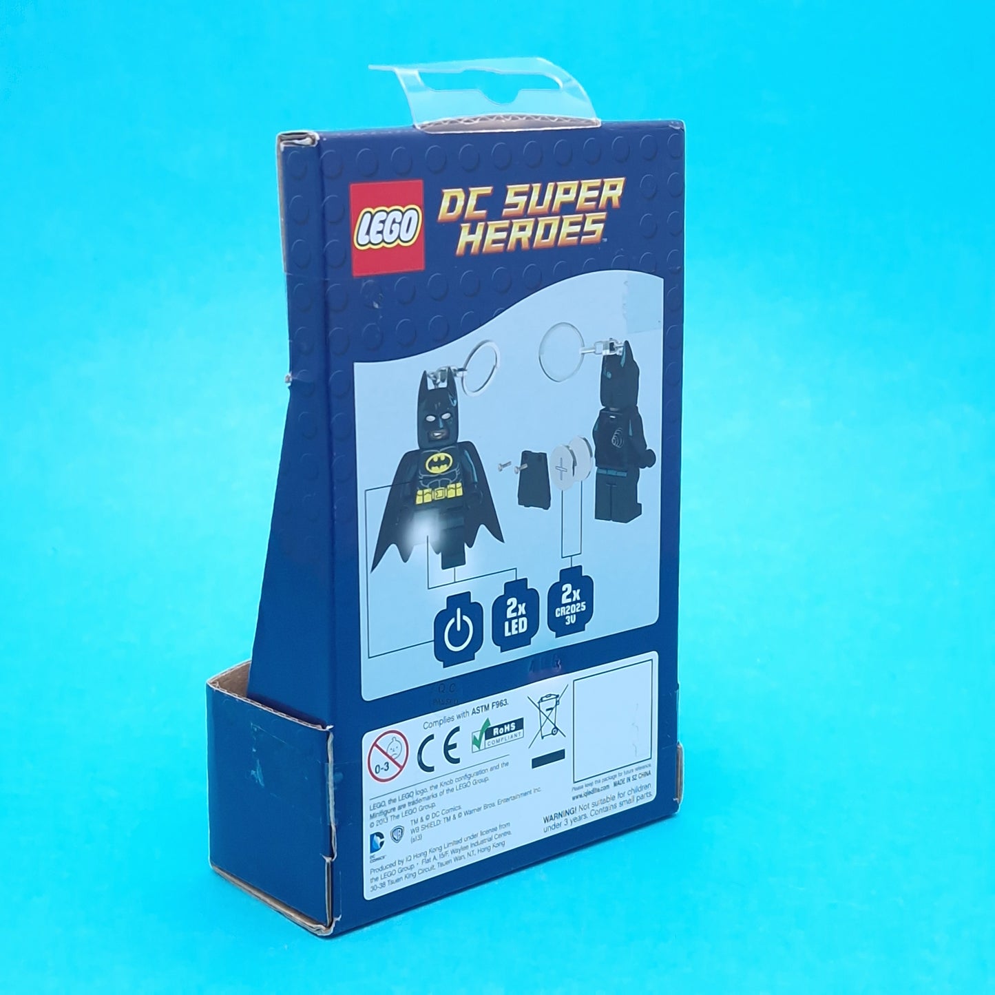 LEGO ☆ DC SUPER HEROES BATMAN Led Lite Key Chain Figure ☆ BOXED NEW
