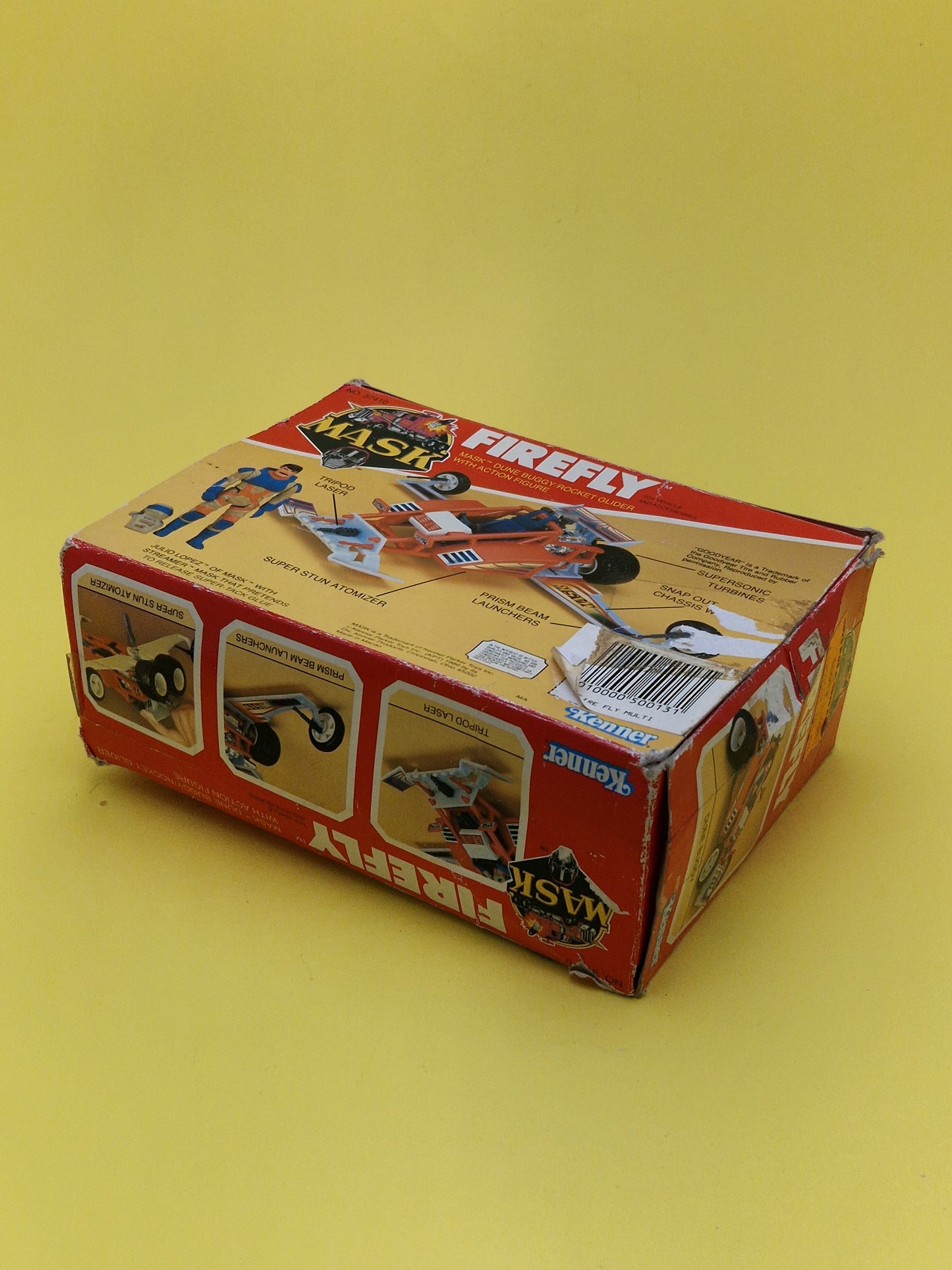 M.A.S.K ☆ FIREFLY JULIO LOPEZ Vintage Figure ☆ Boxed MASK Kenner 80s Vehicle