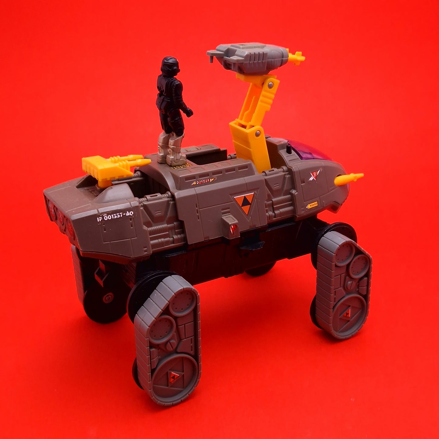 STARCOM ☆ SHADOW RAIDER With Captain Battlecron Figure Vehicle ☆ 80's Loose Vintage Coleco Mattel
