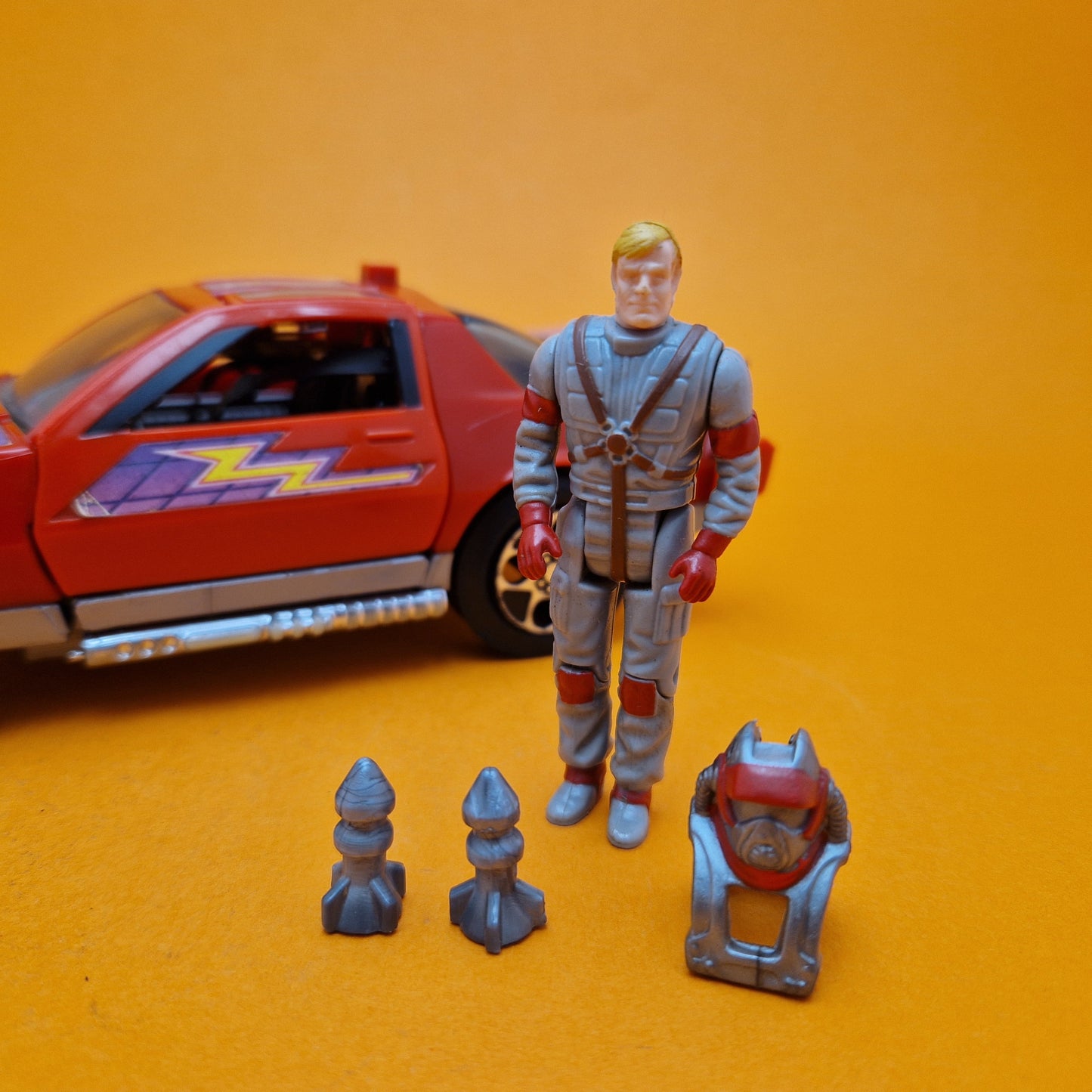 M.A.S.K ☆ MATT TRAKKER THUNDERHAWK Figure Vehicle ☆ Vintage Kenner 80s Complete