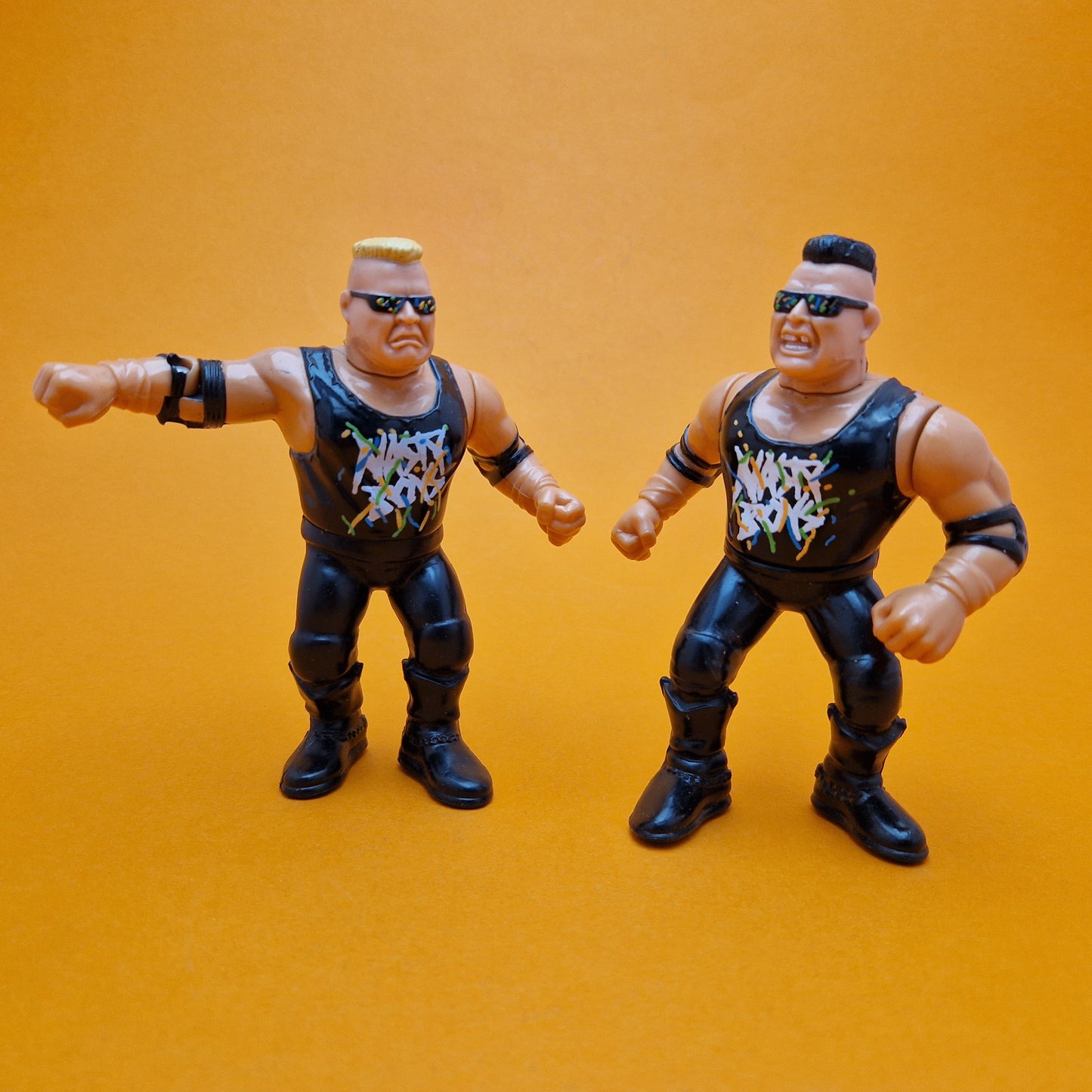 WWF HASBRO ☆ NASTY BOYS TAG Vintage Wrestling Figure ☆ Original 90s Series 5