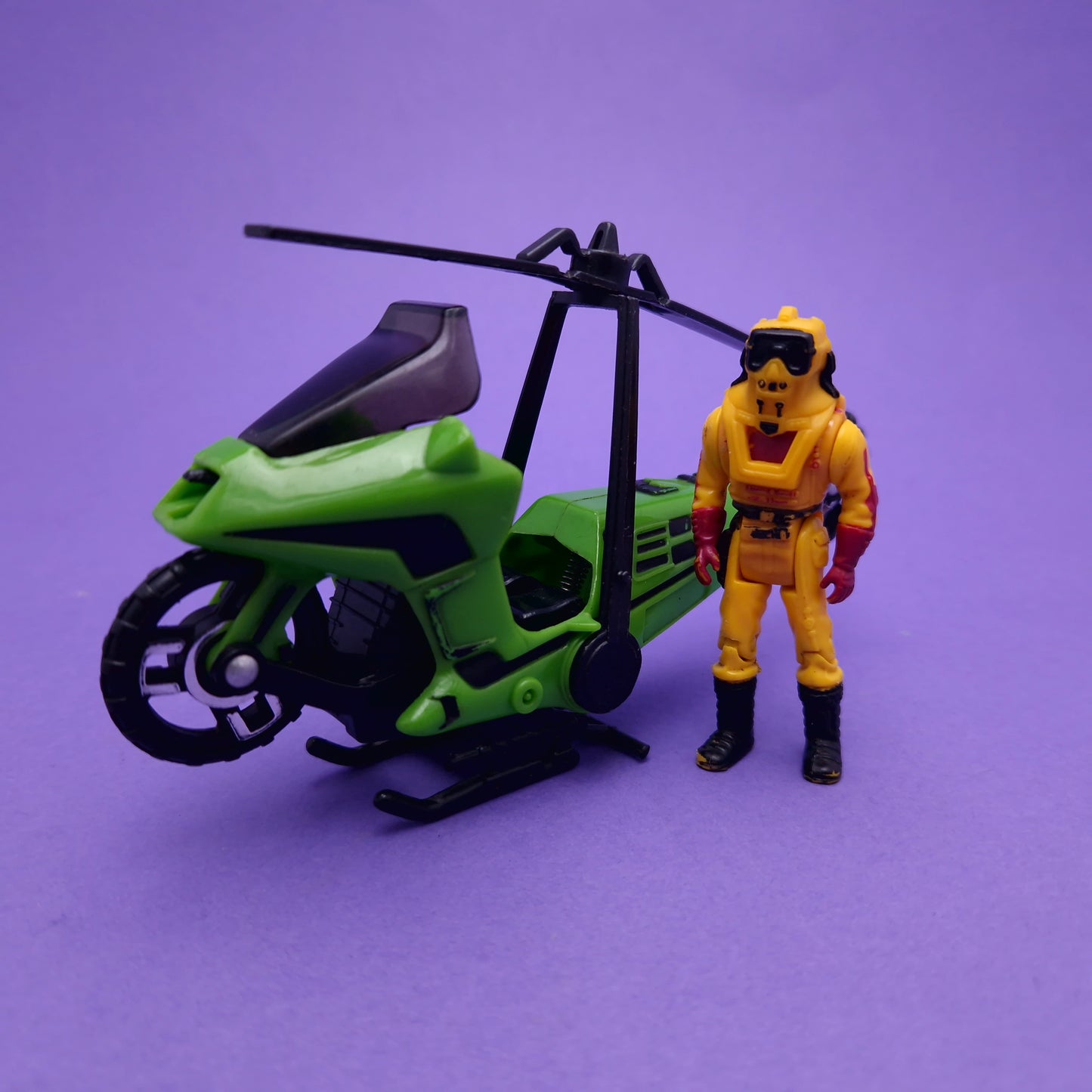 M.A.S.K ☆ CONDOR BRAD TURNER Vintage Figure Vehicle ☆ Complete MASK Kenner 80s Loose