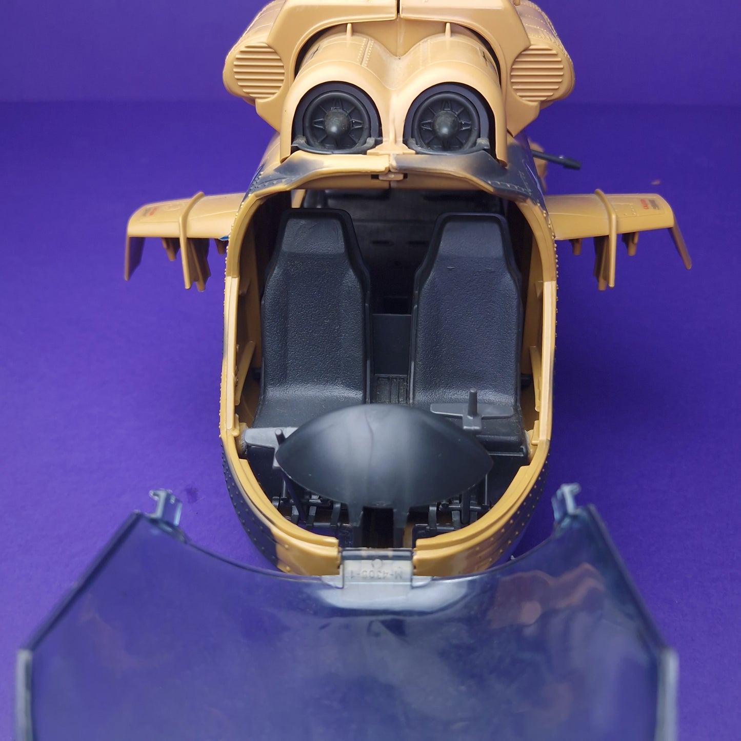 ACTION FORCE ☆ TOMAHAWK HELICOPTER Vehicle Lift Ticket Figure ☆ G.I JOE Hasbro 1986