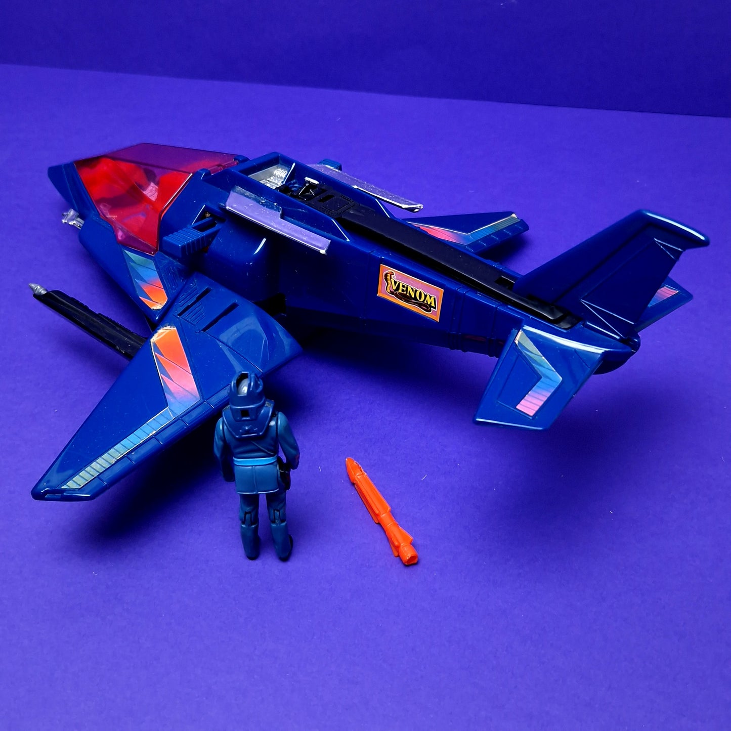 M.A.S.K ☆ SWITCHBLADE Miles Mayhem ☆ BOXED INNER TRAY COMPLETE Vintage MASK Kenner 80s Euro Box