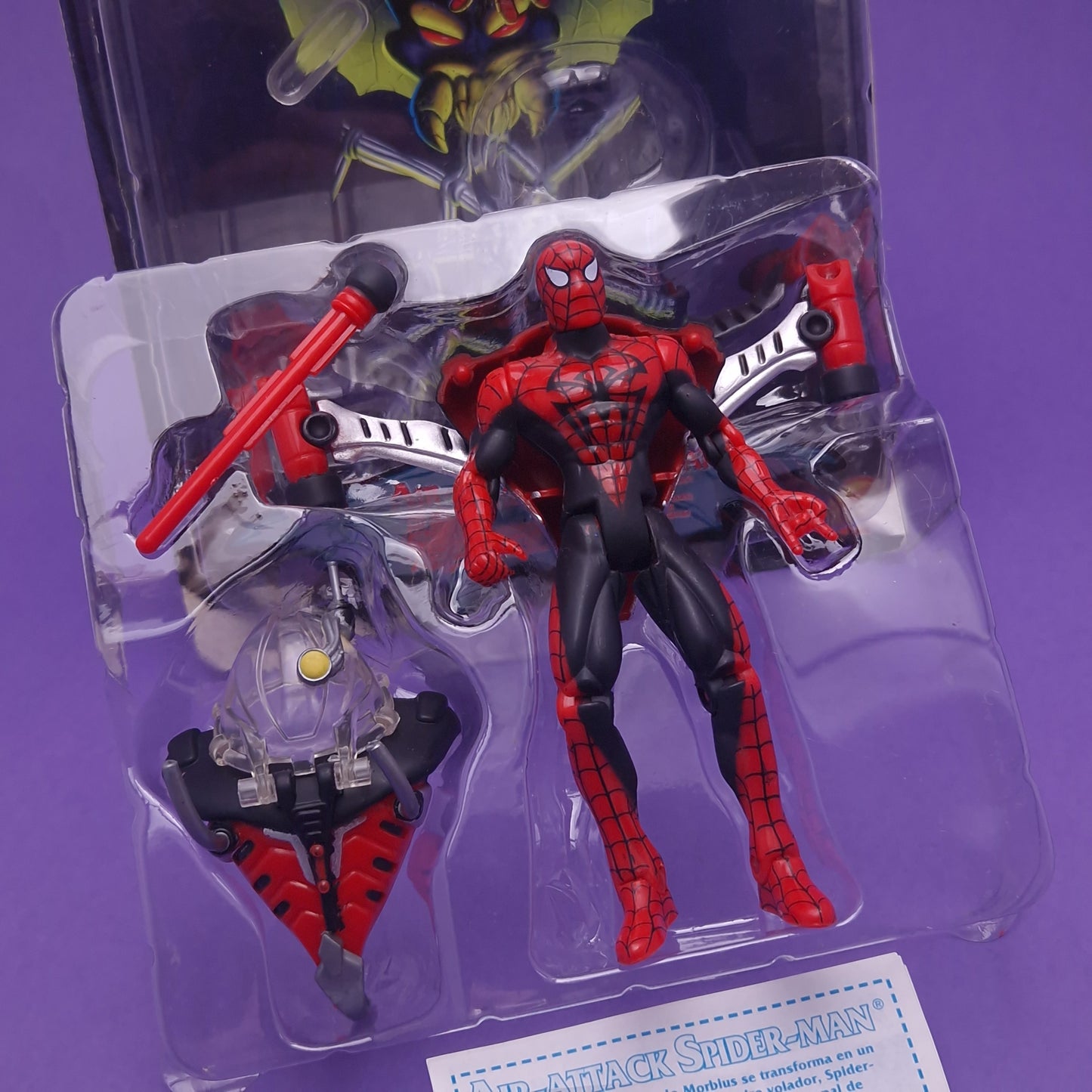 SPIDER-MAN ANIMATED SERIES ☆ AIR ATTACK VAMPIRE WARS Action Figure ☆ Marvel Toybiz 90s
