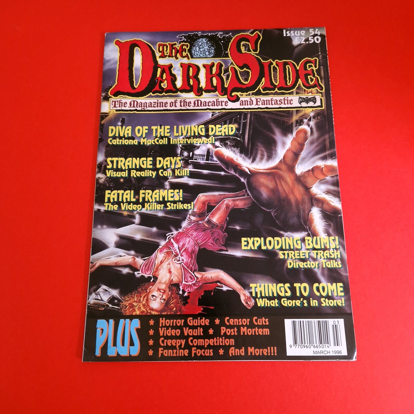 THE DARK SIDE ☆ ISSUE 1996 x4 Magazine ☆ UK Vintage Horror 53 54 55 57