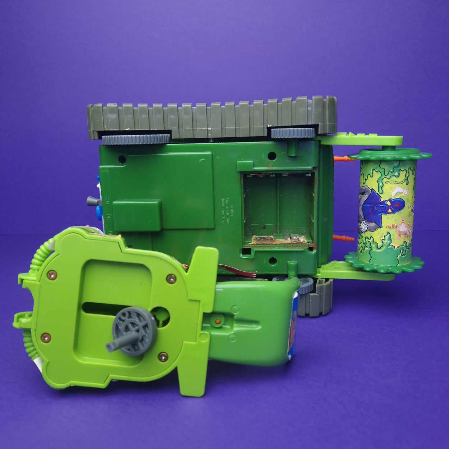 TEENAGE MUTANT NINJA TURTLES ☆ TURTLE TANK Vintage Action Figure Vehicle ☆ Loose BOXED