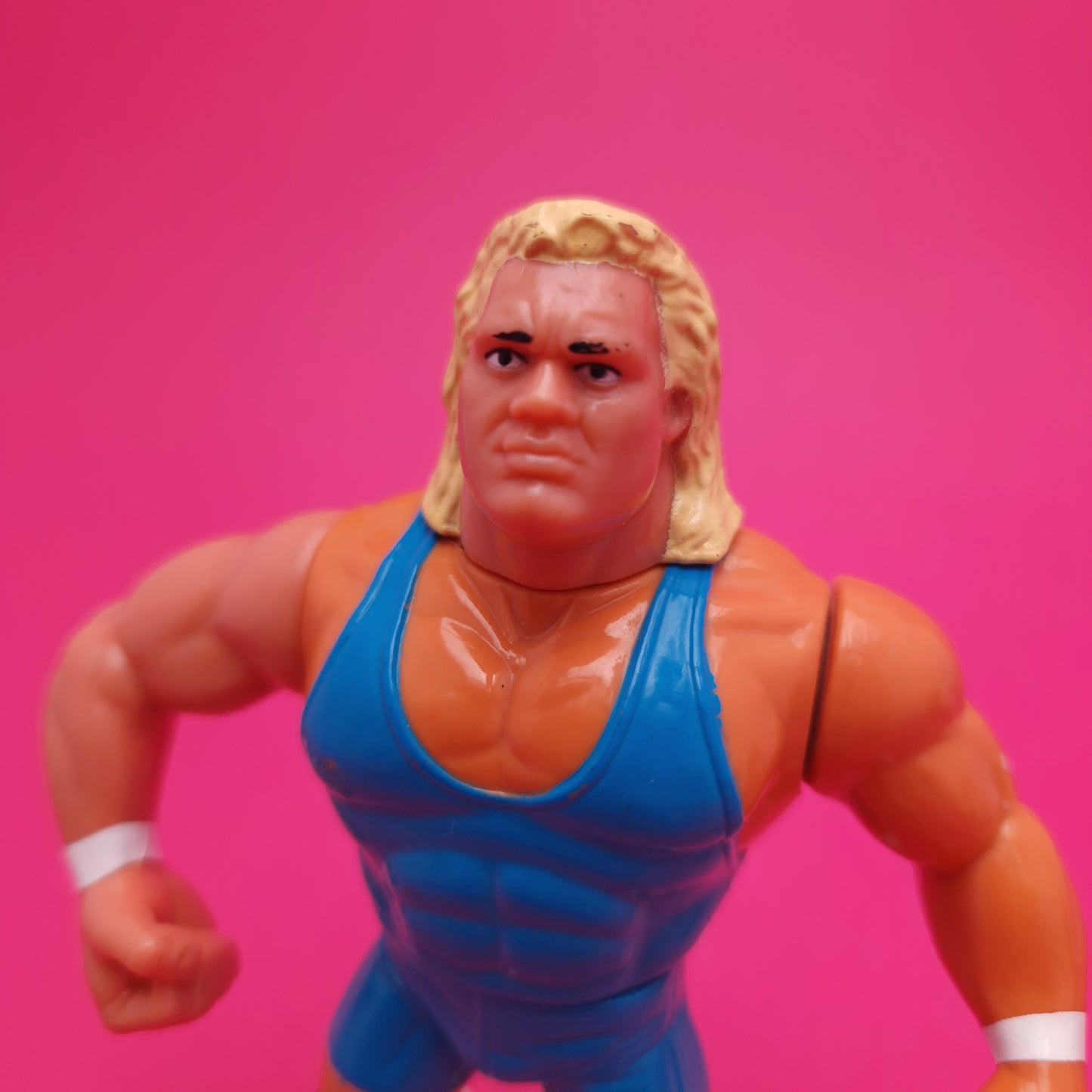 WWF HASBRO ☆ MR PERFECT BLUE Vintage Wrestling Figure ☆ Series 8 90s Loose