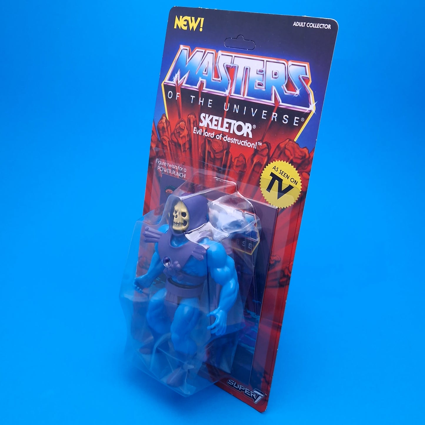 MASTERS OF THE UNIVERSE ☆ SKELETOR Figure ☆ Vintage collection Super7 Filmation MOTU Sealed