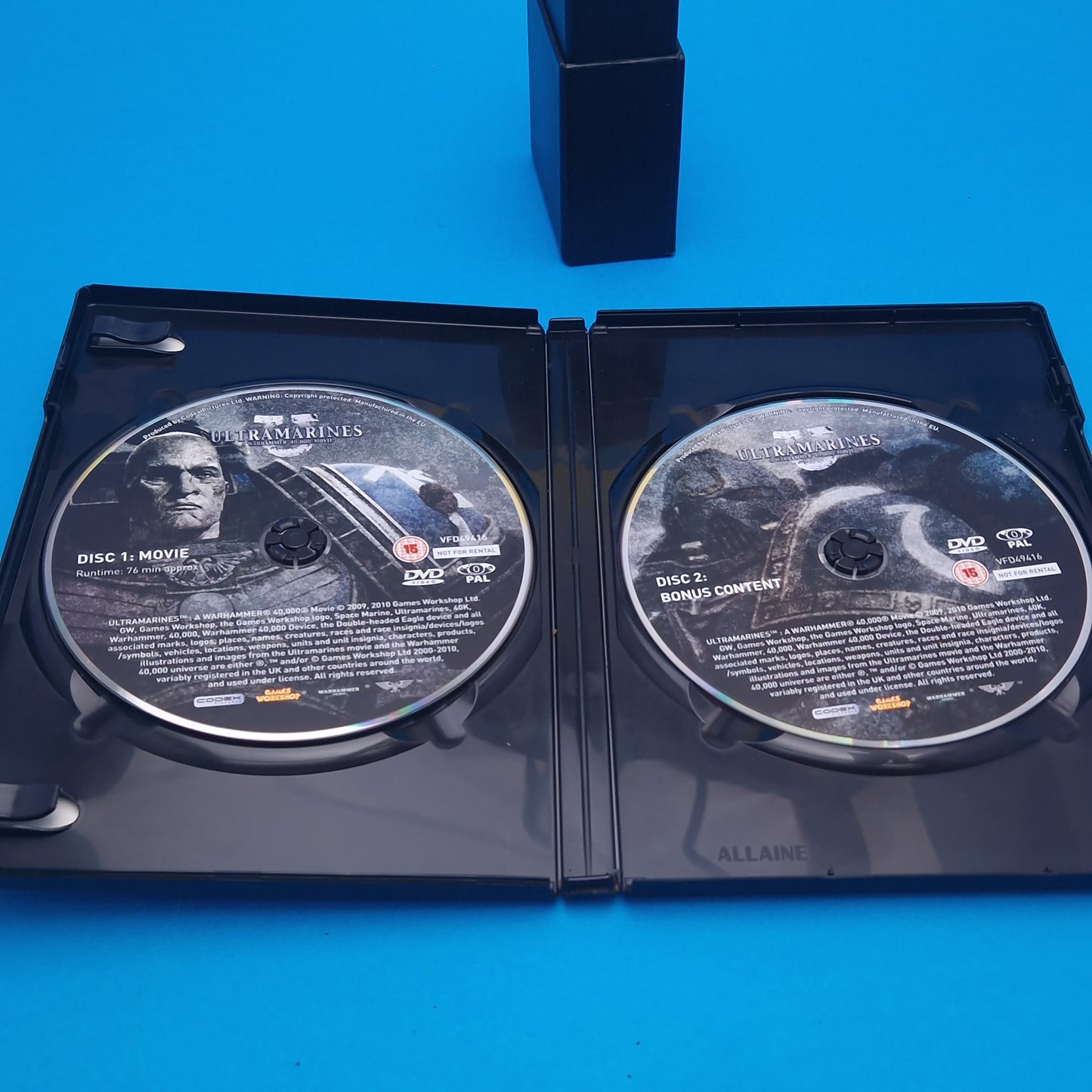 DVD ☆ A Warhammer 40,00 Movie Ultramarines (15) 2 DVD Disc ☆ 40k Film