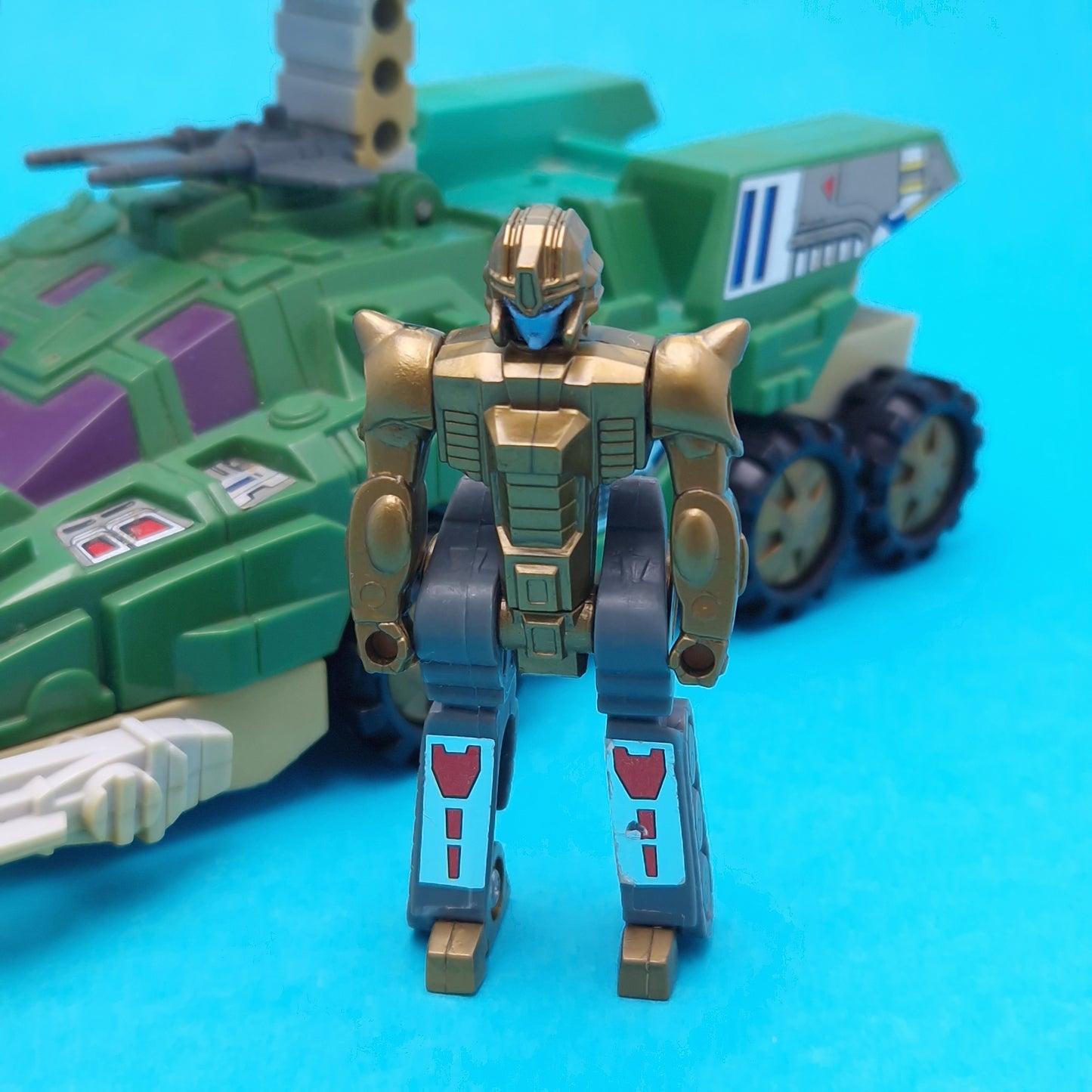 TRANSFORMERS G1 ☆ ROADBLOCK PRETENDERS Figure ☆ Robot Vintage Original 1989