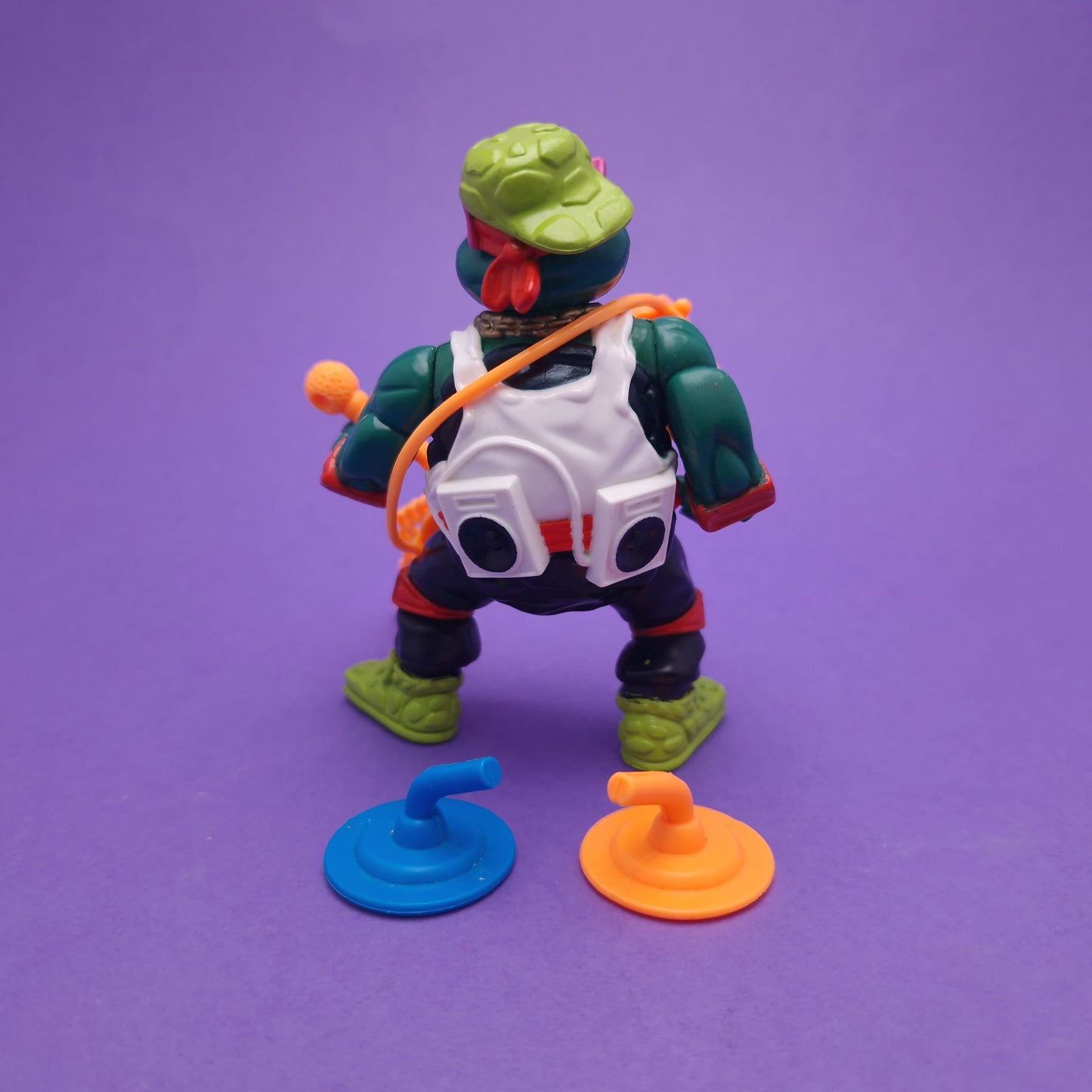 TEENAGE MUTANT NINJA TURTLES ☆ RAPPIN MIKE Vintage Action Figure ☆ 90s Loose Complete