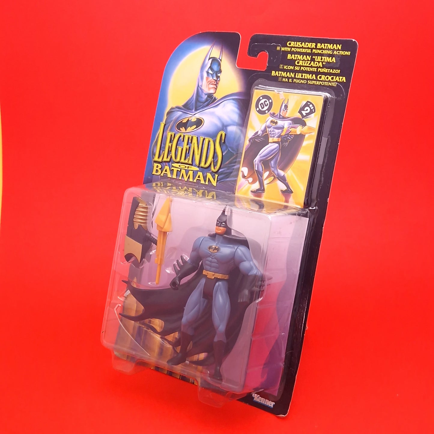 LEGENDS OF BATMAN CRUSADER ☆ Vintage Figure MOC Original Sealed Carded Kenner