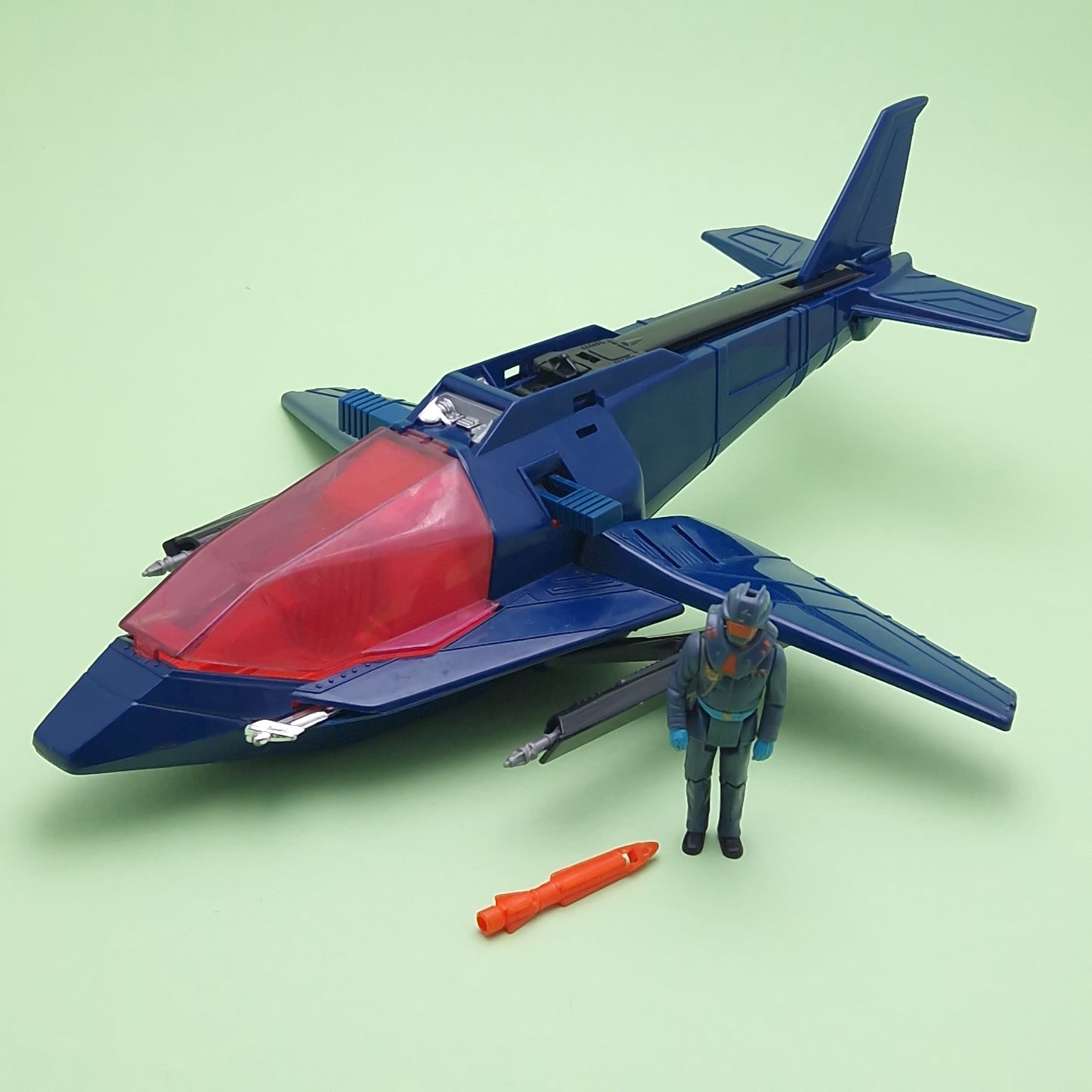 M.A.S.K ☆ SWITCHBLADE MILES MAYHEM Vintage Figure Vehicle ☆ MASK Kenner 80s Loose