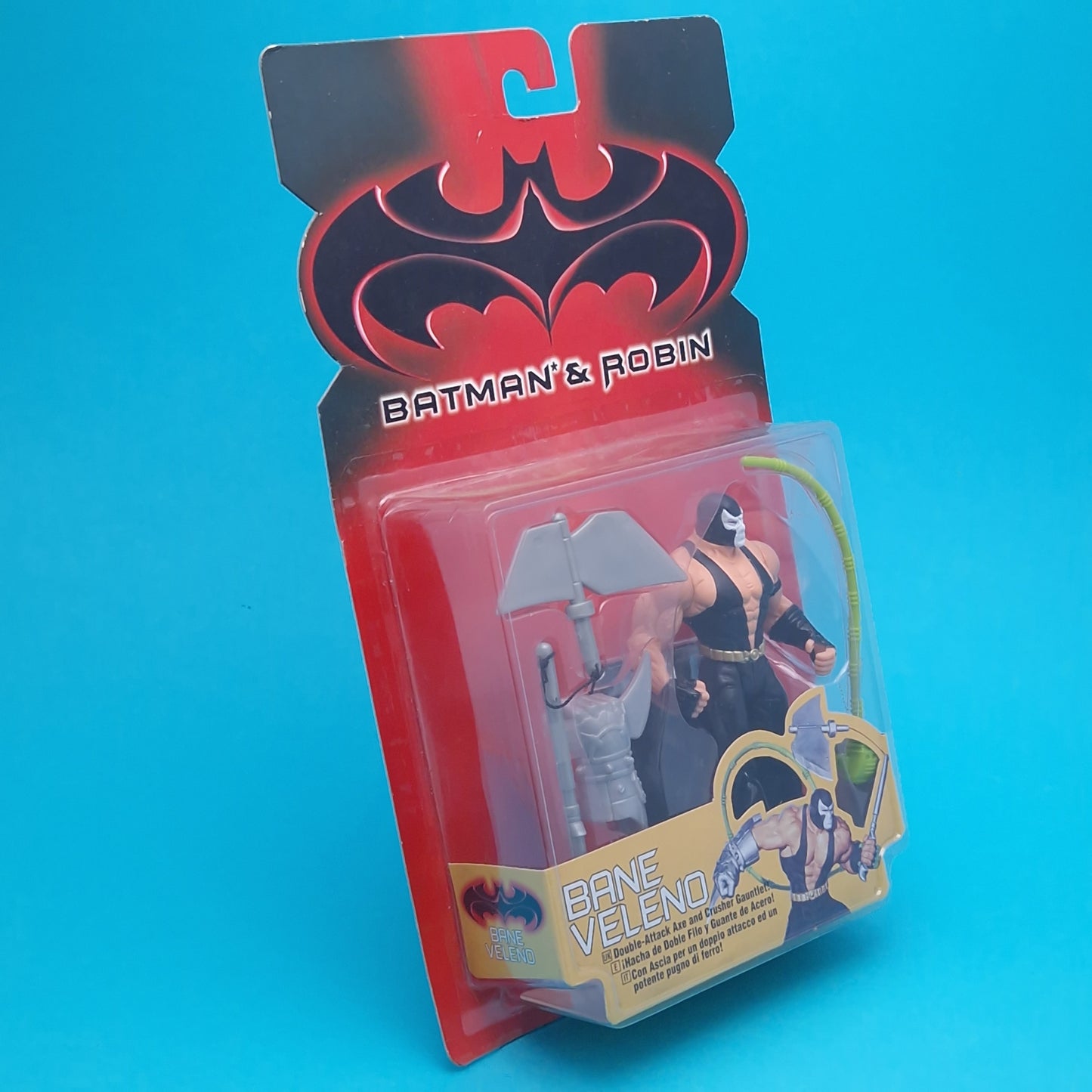BATMAN & ROBIN ☆ BANE Vintage Figure ☆ Original 90s Sealed Carded Kenner