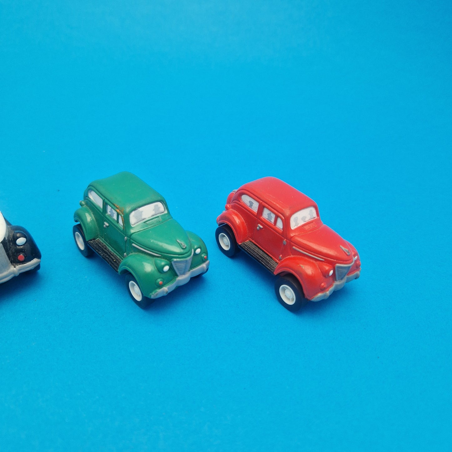 DICK TRACEY ☆ Set Pull Back PVC Vehicle Cars Police Vintage ☆ Loose 1990's ERTL