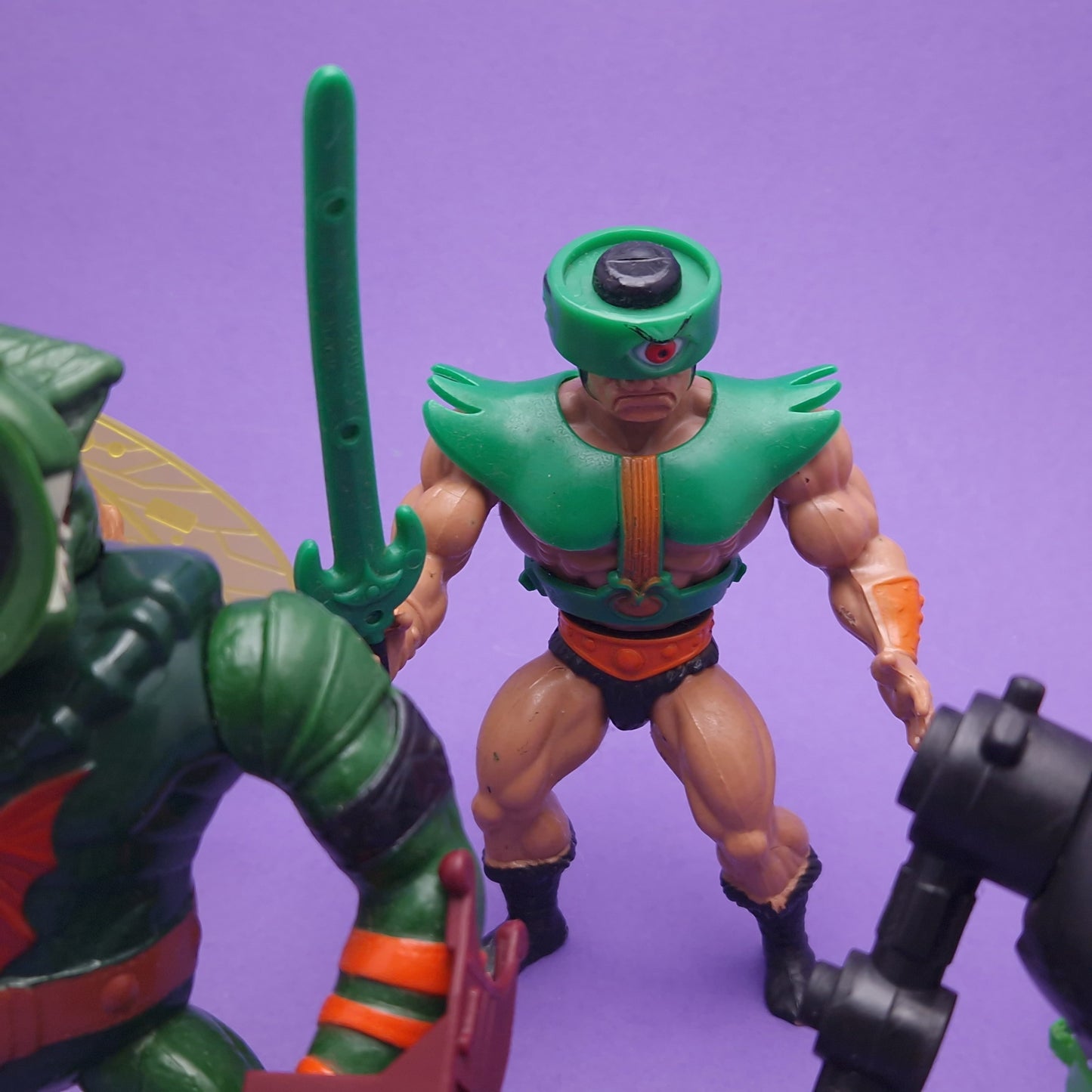 MASTERS OF THE UNIVERSE ☆ 5x Bundle TRAP JAW BUZZ OFF CLAWFUL LEECH TRI-KLOPS Vintage Figure ☆ MOTU Loose 80s Mattel