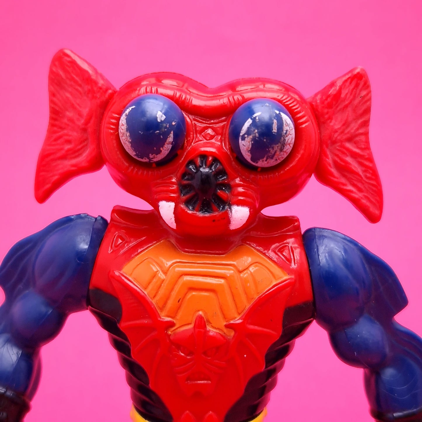 MASTERS OF THE UNIVERSE ☆ SPAIN Congost RARE Variant MANTENNA Vintage Figure ☆ MOTU Loose 80s Mattel