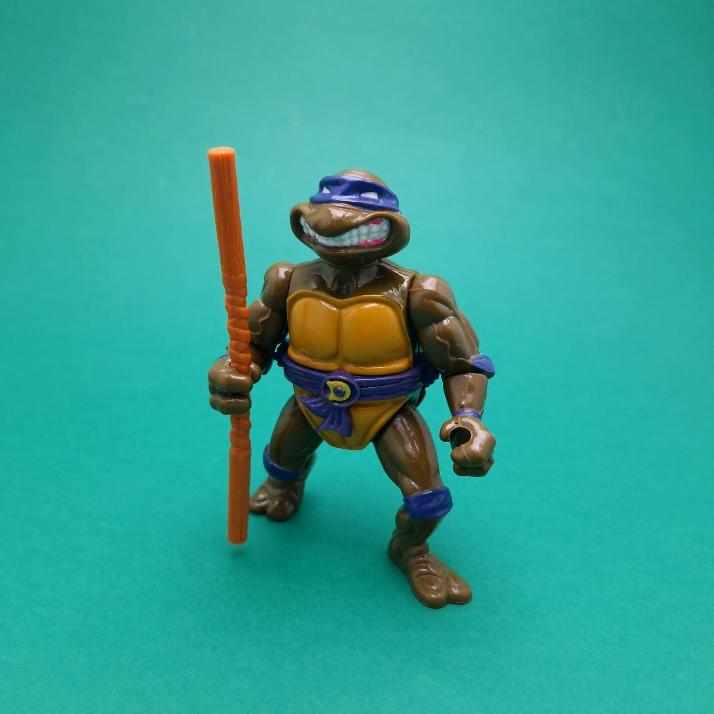 TEENAGE MUTANT NINJA TURTLES ☆ DONATELLO Storage Shell Figure ☆ 90s Vintage
