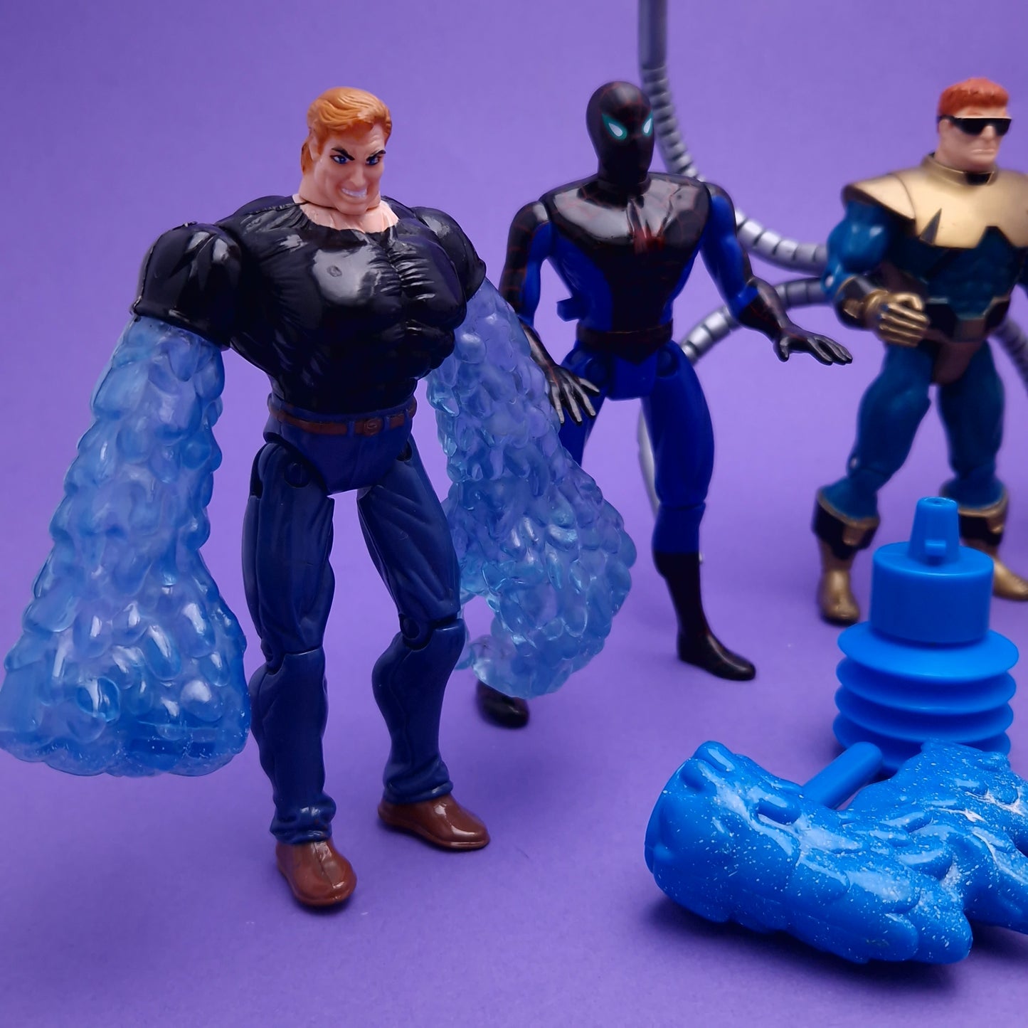 SPIDER-MAN ANIMATED SERIES ☆ HYDRO-MAN CARNAGE DR. OCTOPUS Action Figure ☆ Marvel Loose Toybiz 90s