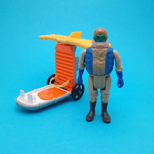 GHOSTBUSTERS ☆ AIR SICKNESS PILOT HAUNTED HUMAN MAN Vintage Figure ☆ Loose 80s Kenner