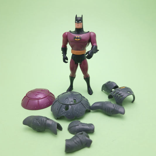 BATMAN THE ANIMATED MOVIE TOTAL ARMOUR Action Figure ☆ Vintage BTAM Original 90s Kenner Loose