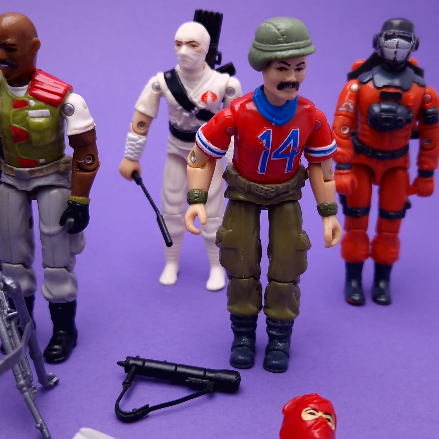 GI JOE ☆ JOBLOT Bundle STORM SHADOW SNAKE EYES FROSTBITE Figures x11 ☆ Action Force Hasbro