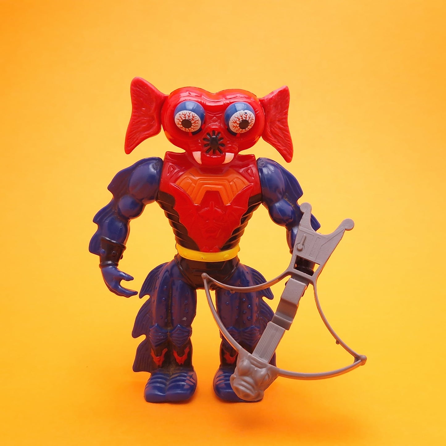 MASTERS OF THE UNIVERSE ☆ MANTENNA Complete Vintage Figure ☆ MOTU Loose 80s Mattel Original