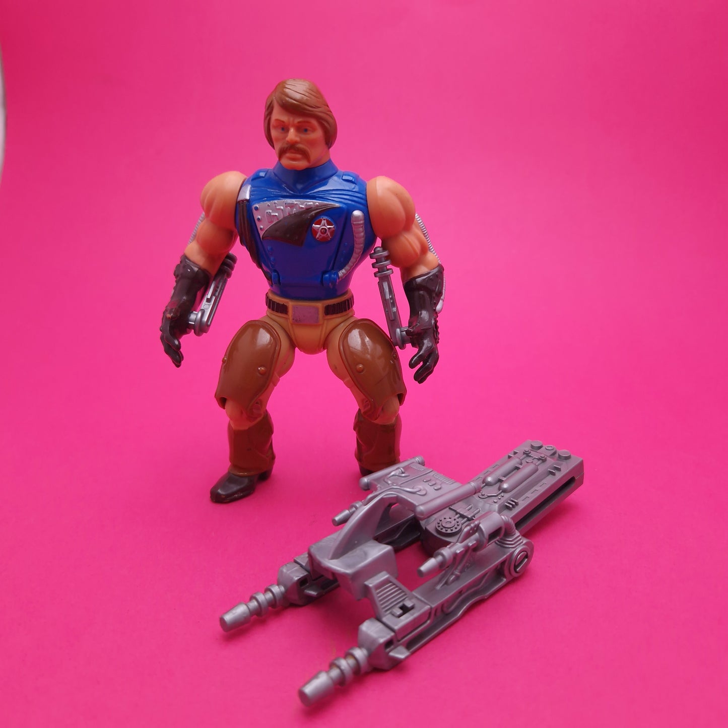 MASTERS OF THE UNIVERSE ☆ RIO BLAST Complete Vintage Figure ☆ MOTU Loose 80s Mattel