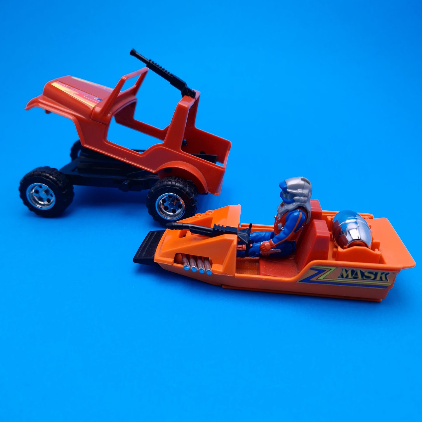M.A.S.K ☆ GATOR DUSTY HAYES Complete Vintage Figure Vehicle ☆ MASK Kenner 80s Loose