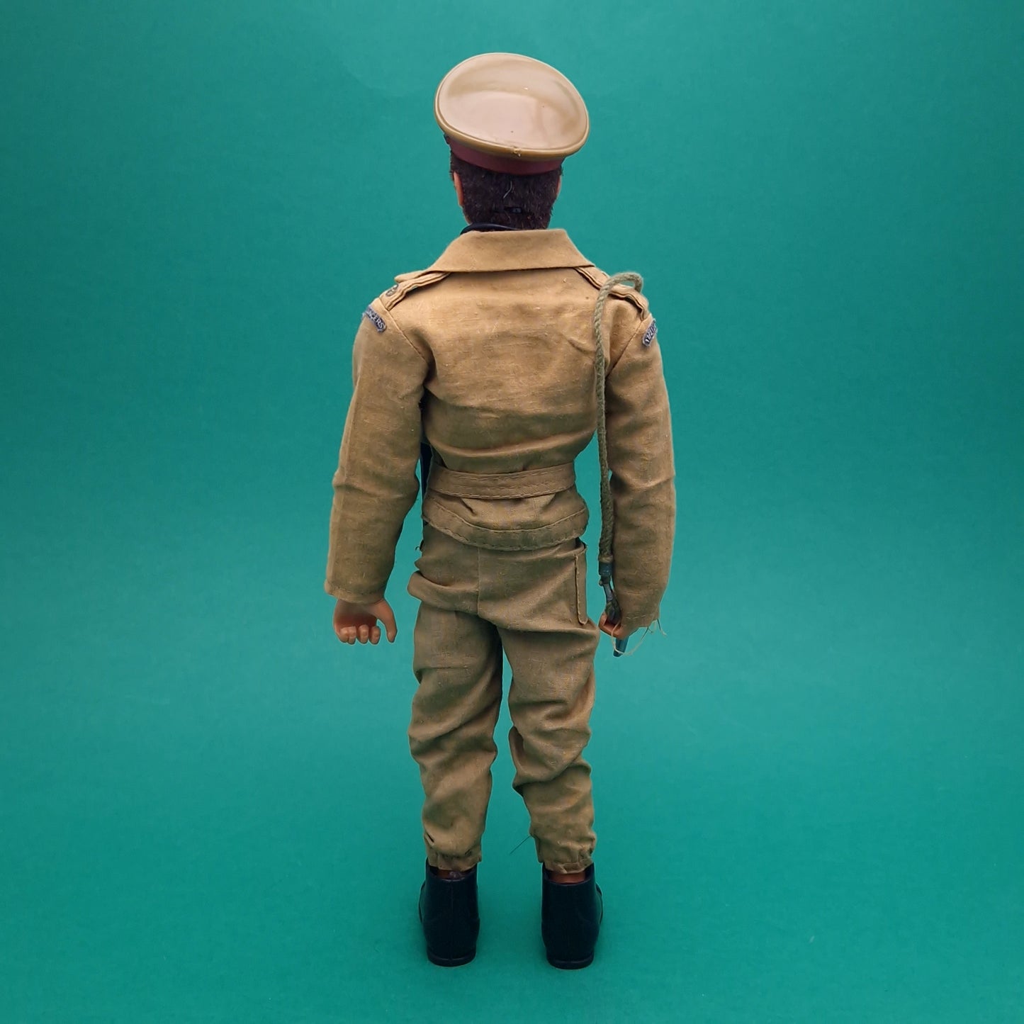 ACTION MAN ☆ BRITISH INFANTRY MAJOR Parts Uniform & Eagle Eye Figure 80's ☆ Vintage PALITOY Loose