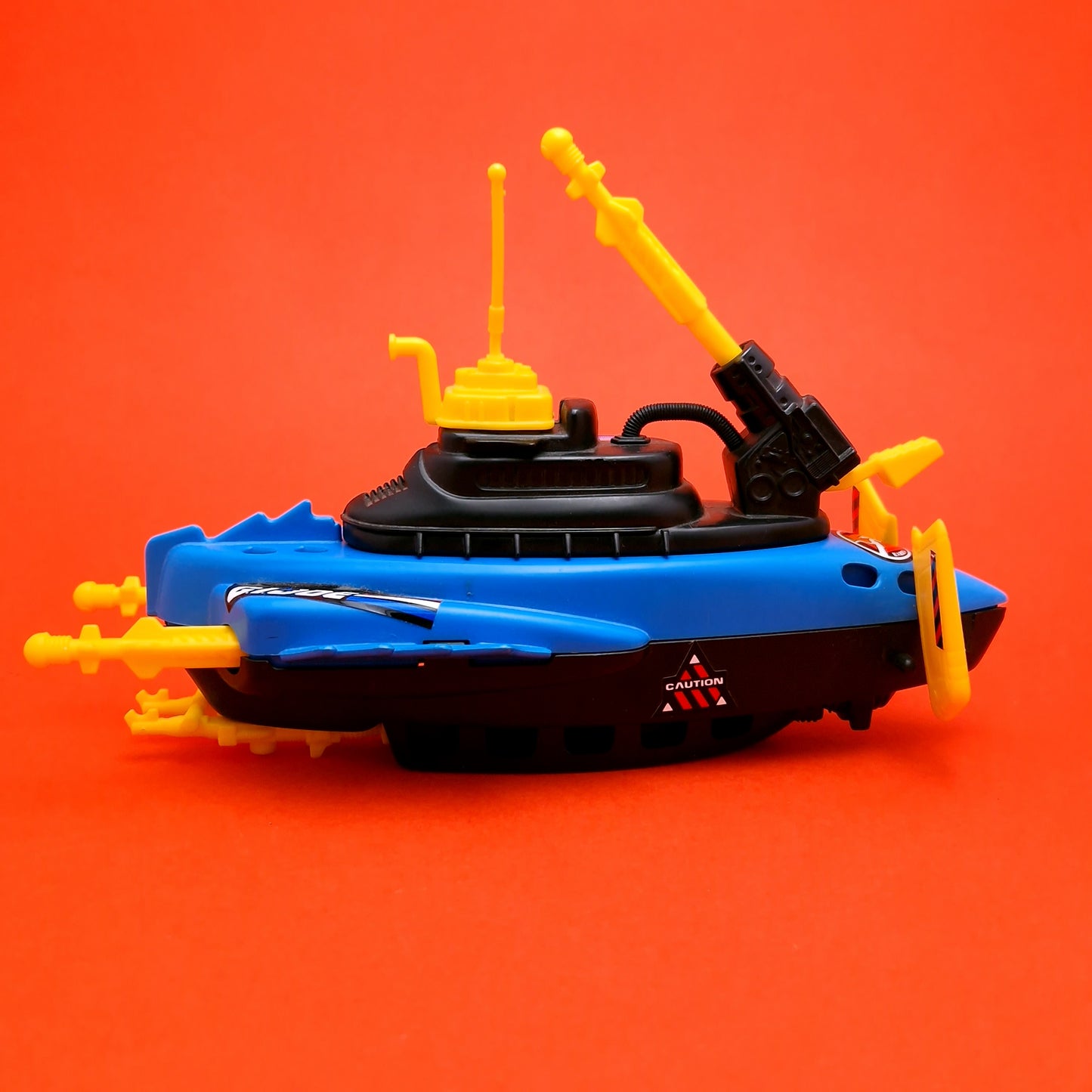 G.I JOE ☆ BARRACUDA Submarine VEHICLE For Figure ☆ Action Force COMPLETE Vintage Hasbro