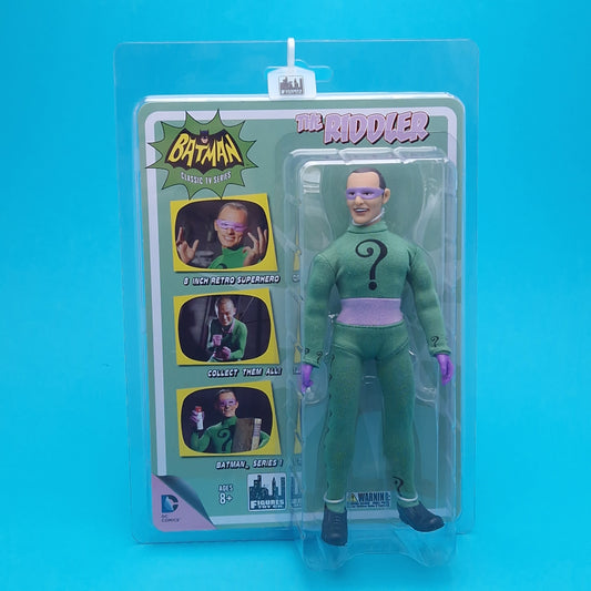 BATMAN ☆ THE RIDDLER CLASSIC TV Series RETRO Style ☆ BOXED Sealed Figures Toy Co 2014