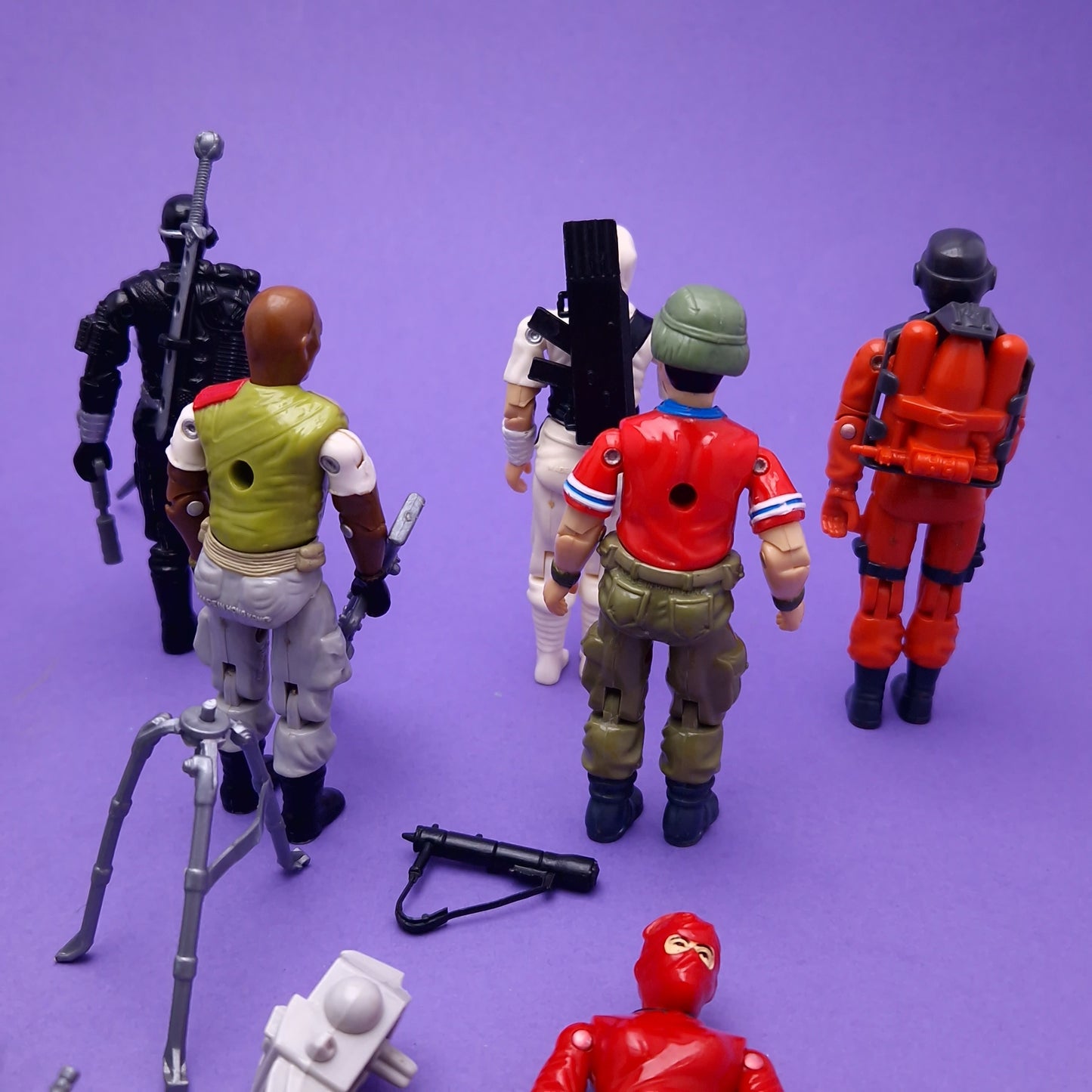 GI JOE ☆ JOBLOT Bundle STORM SHADOW SNAKE EYES FROSTBITE Figures x11 ☆ Action Force Hasbro