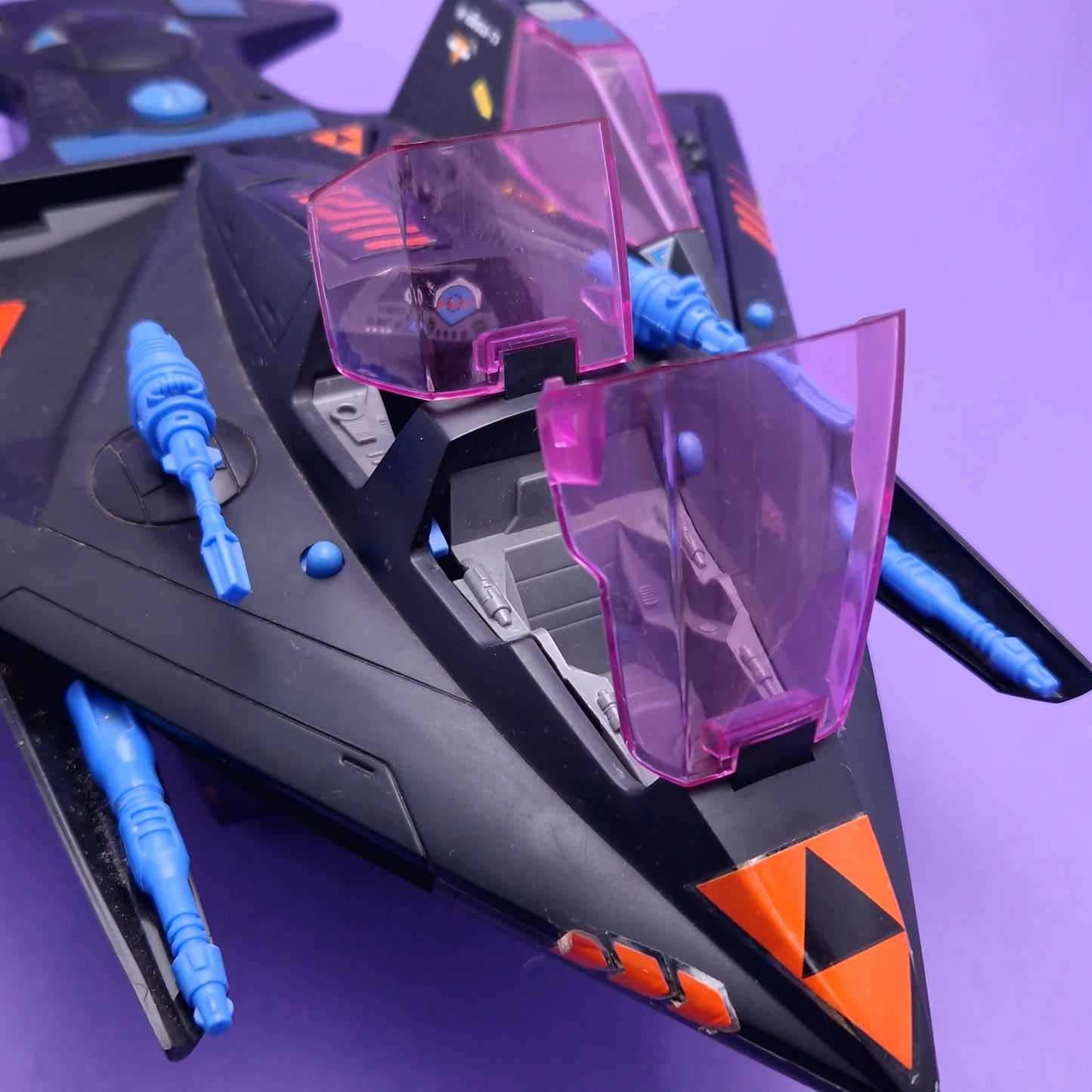 STARCOM ☆ SHADOW BAT & PARASITES With Major Klag Figure Vehicle ☆ 80's Loose Vintage Coleco Mattel