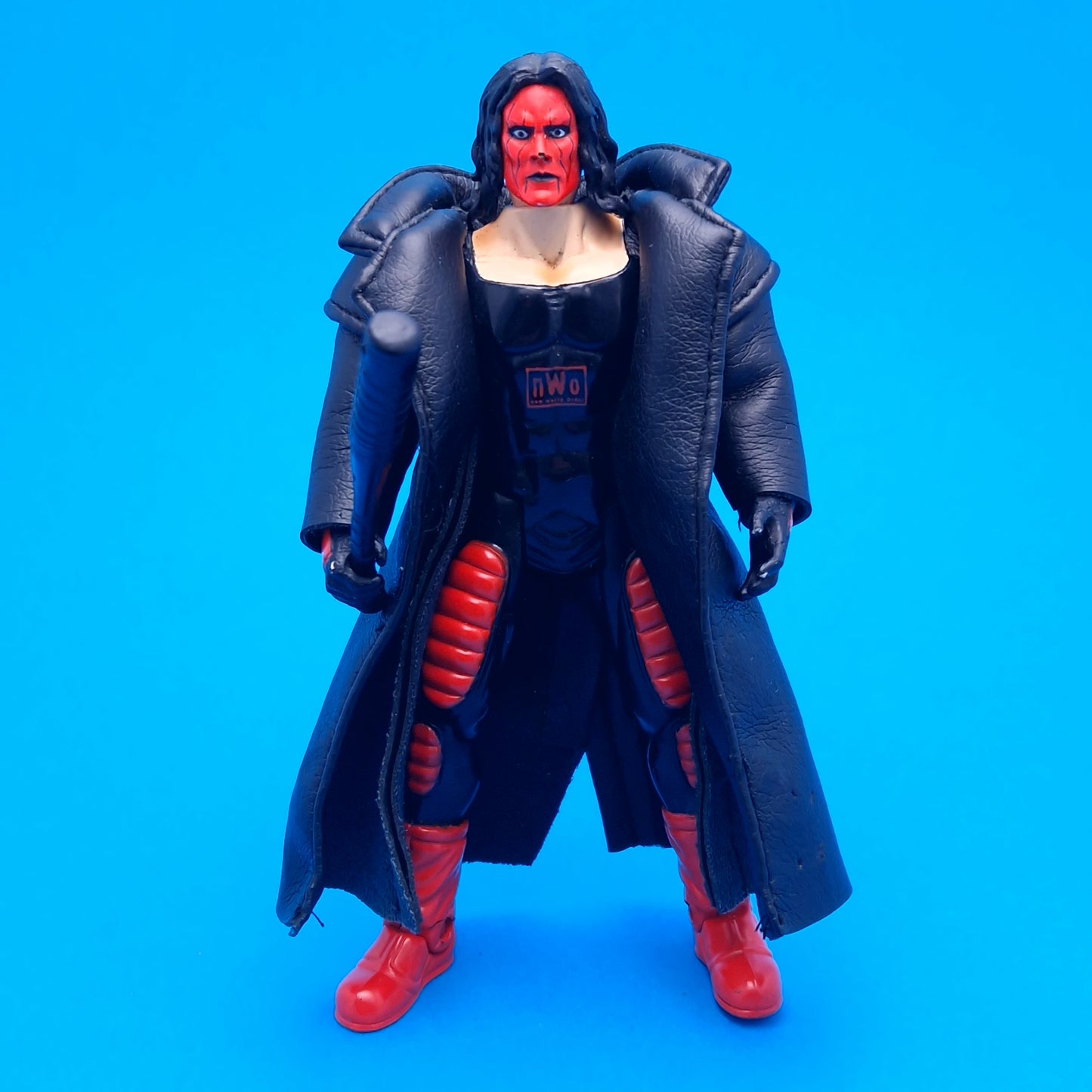 WCW TOYBIZ ☆ SMASH n SLAM STING NWO Wolfpac Vintage Wrestling Figure ☆ Loose 90s
