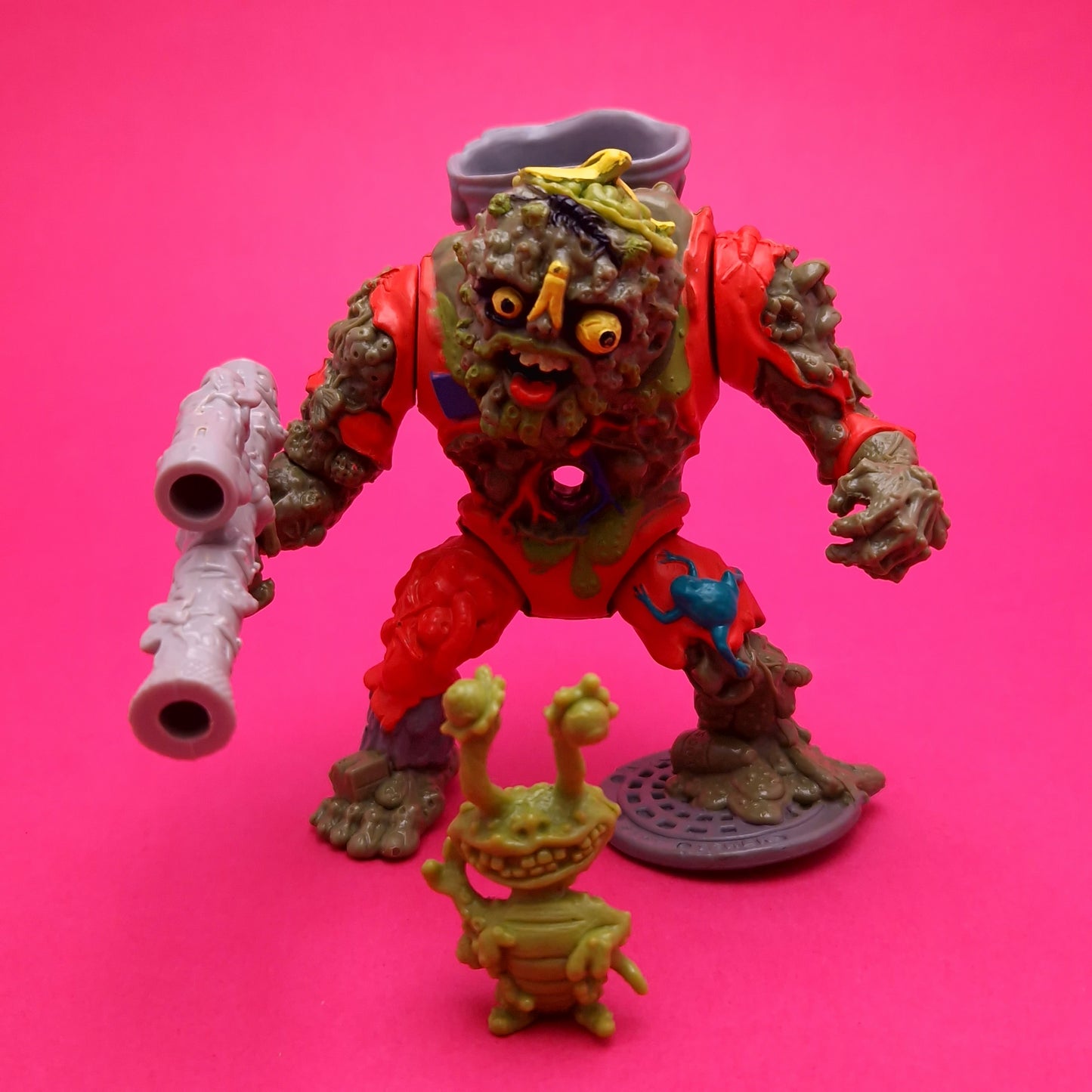 TEENAGE MUTANT NINJA TURTLES ☆ MUCKMAN & JOE EYEBALL Vintage Action Figure ☆ 90s