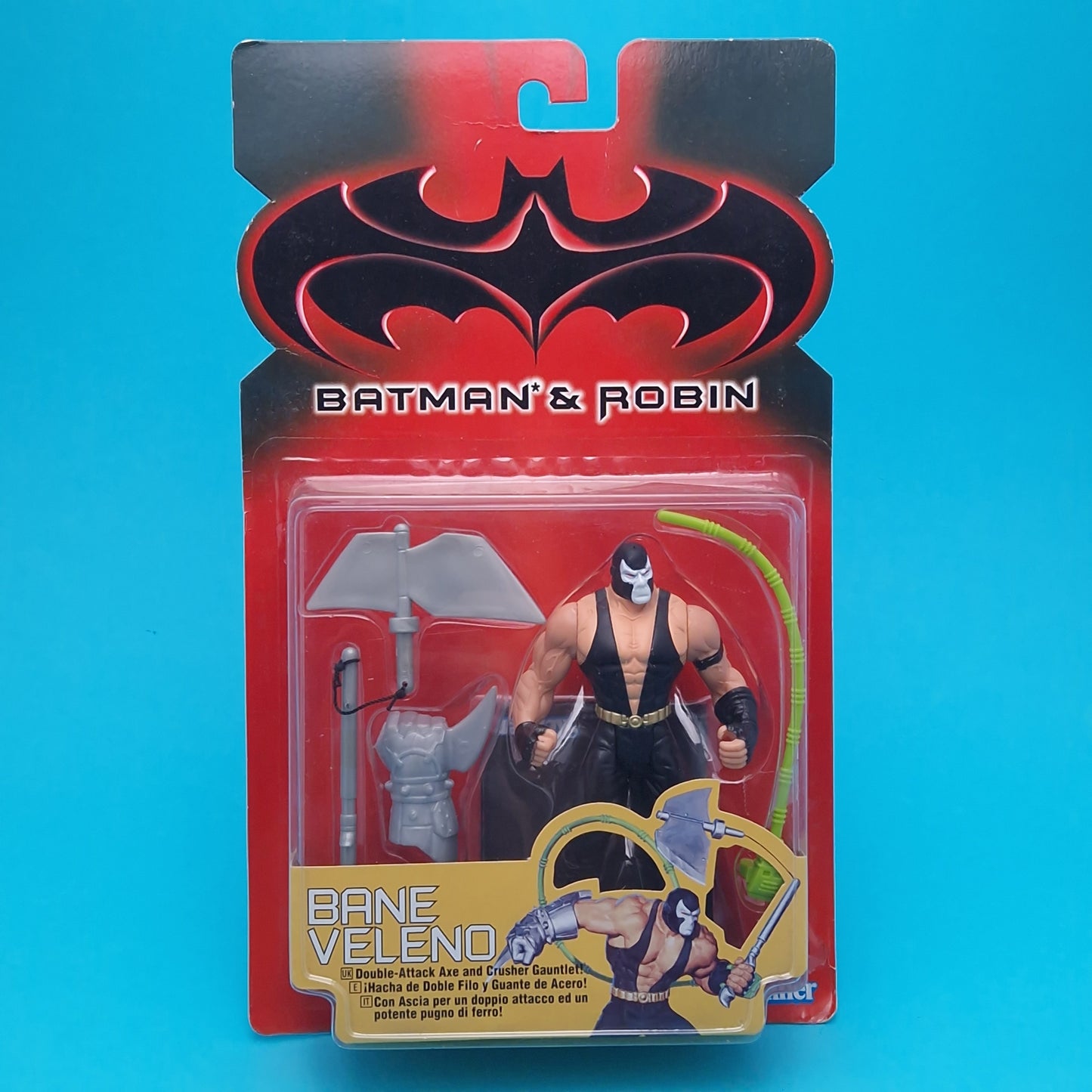 BATMAN & ROBIN ☆ BANE Vintage Figure ☆ Original 90s Sealed Carded Kenner