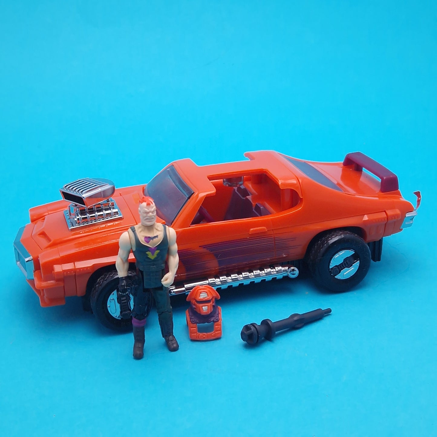 M.A.S.K ☆ STINGER Bruno Sheppard ☆ BOXED Complete Inner Vintage MASK Kenner 80s