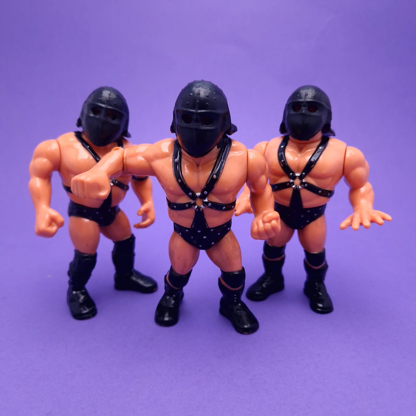 WWF HASBRO DEMOLITION CRUSH SMASH AX HELMETS Vintage Wrestling Figure ☆ 90s MASKS