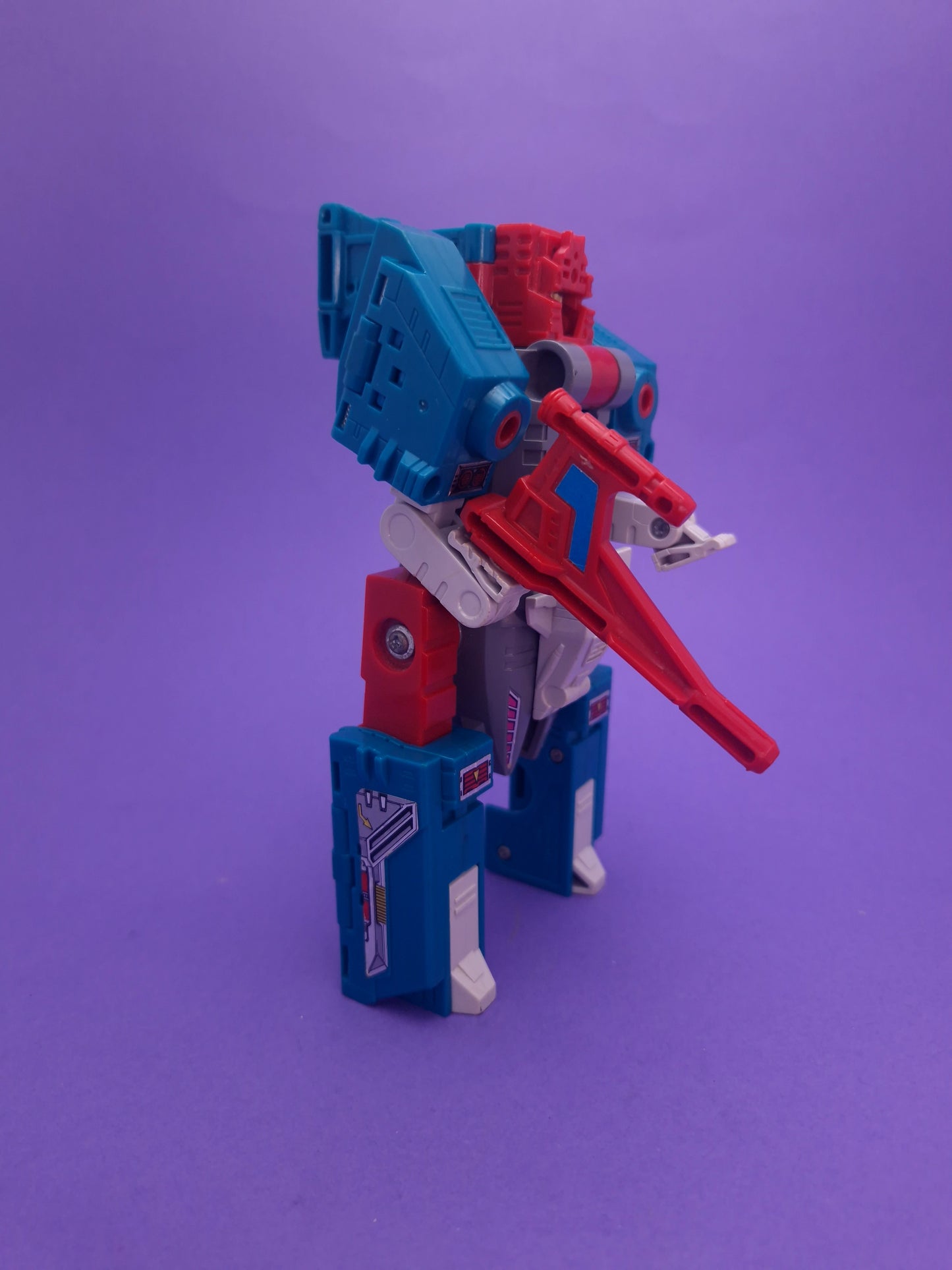 TRANSFORMERS G1 ☆ SIXCHANGER QUICK SWITCH Figure ☆ Card Robot Vintage Original 1987