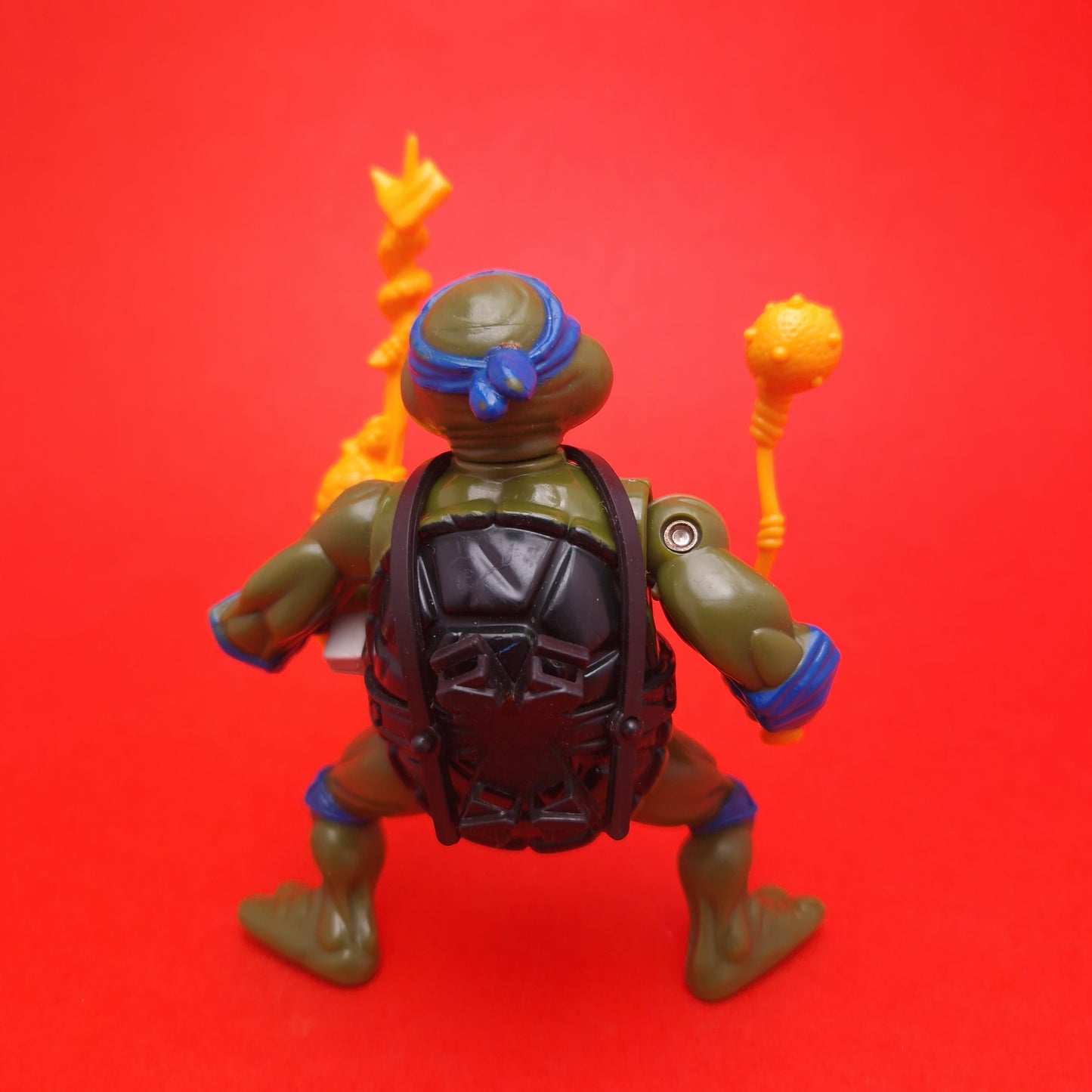 TEENAGE MUTANT NINJA TURTLES ☆ Wacky Action Sword Slicin' Leonardo Michaelangelo Vintage Figure ☆ 90s Loose