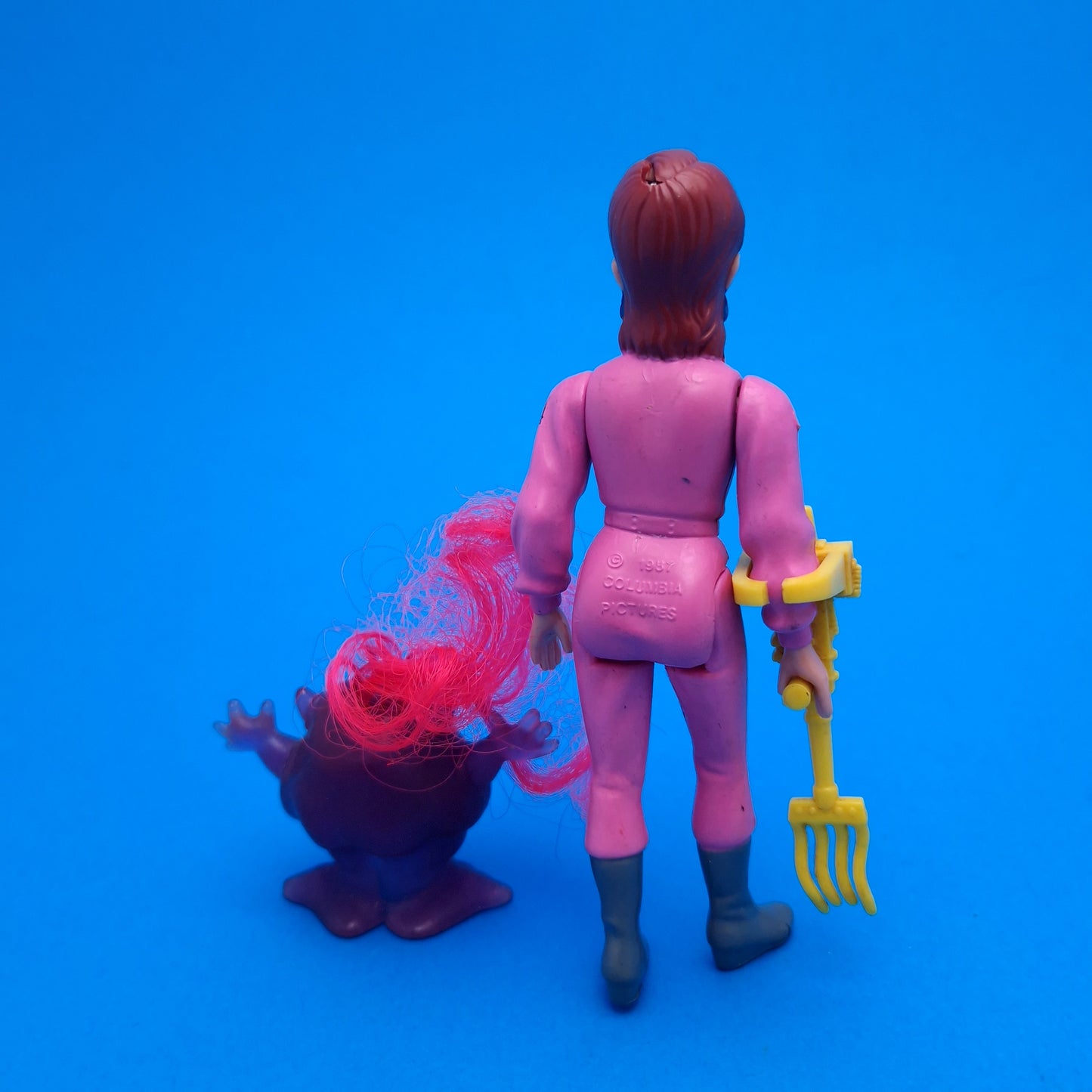 GHOSTBUSTERS ☆ JANINE MELNITZ FRIGHT FEATURES Vintage Figure ☆ Loose 80s Kenner
