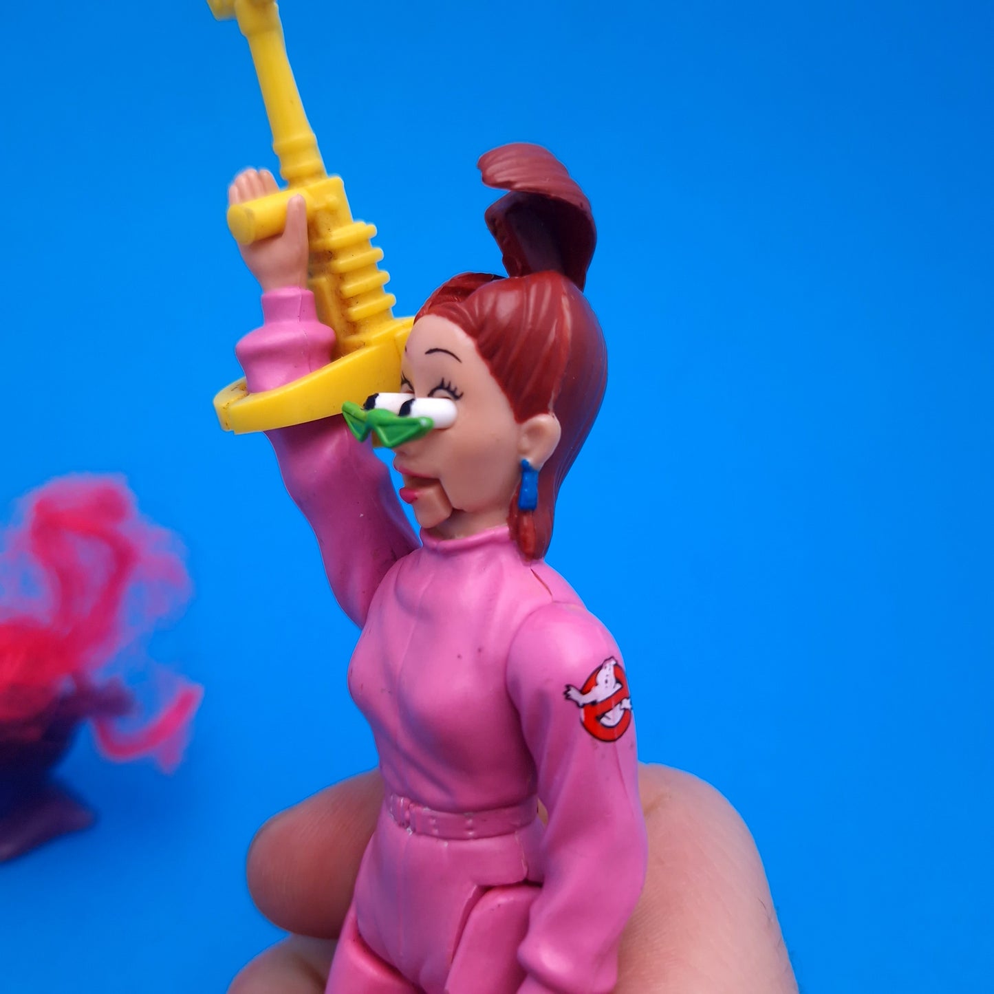 GHOSTBUSTERS ☆ JANINE MELNITZ FRIGHT FEATURES Vintage Figure ☆ Loose 80s Kenner